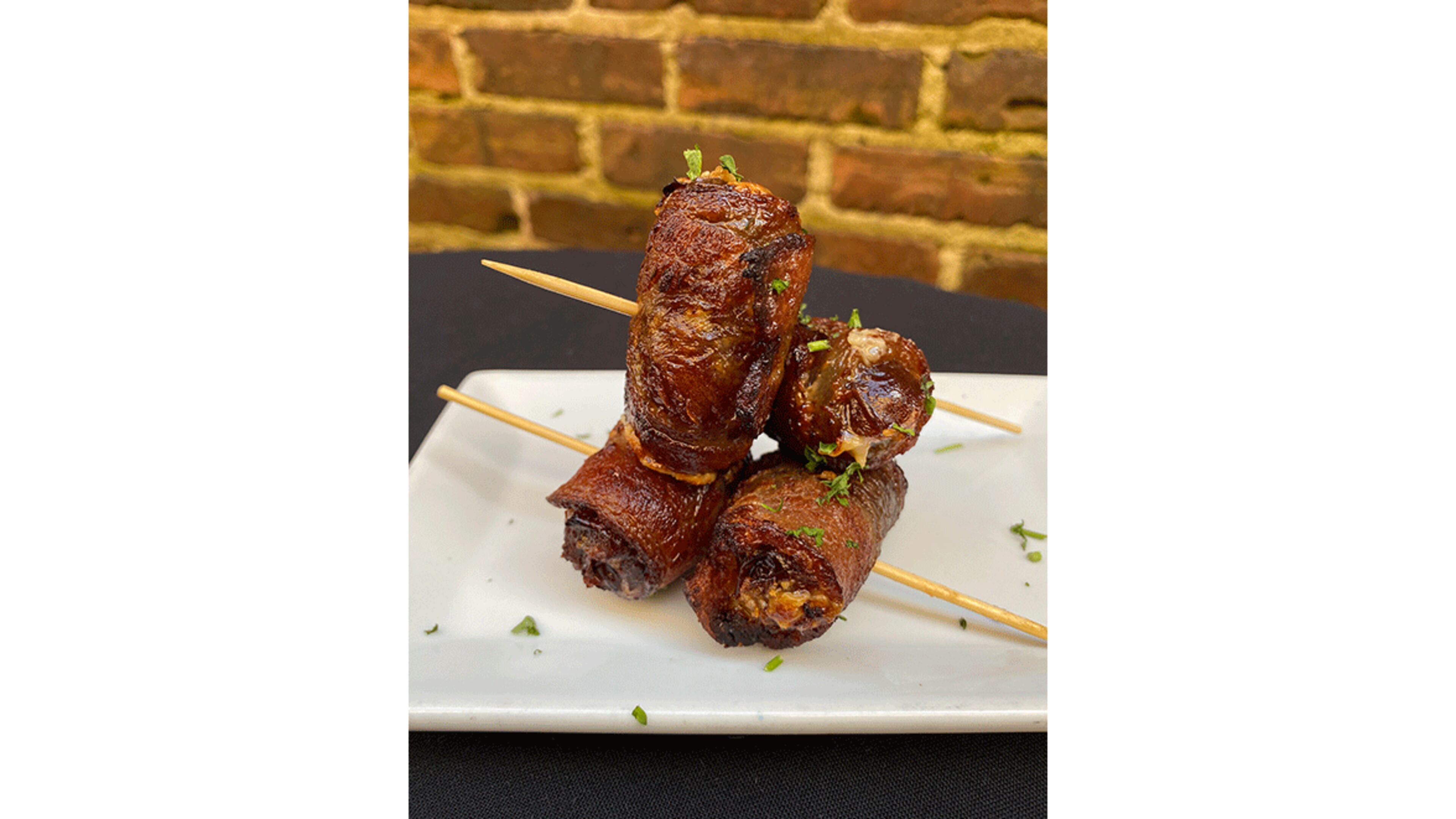 Atkins Park’s Bacon Wrapped Dates /
Courtesy of Atkins Park Restaurant