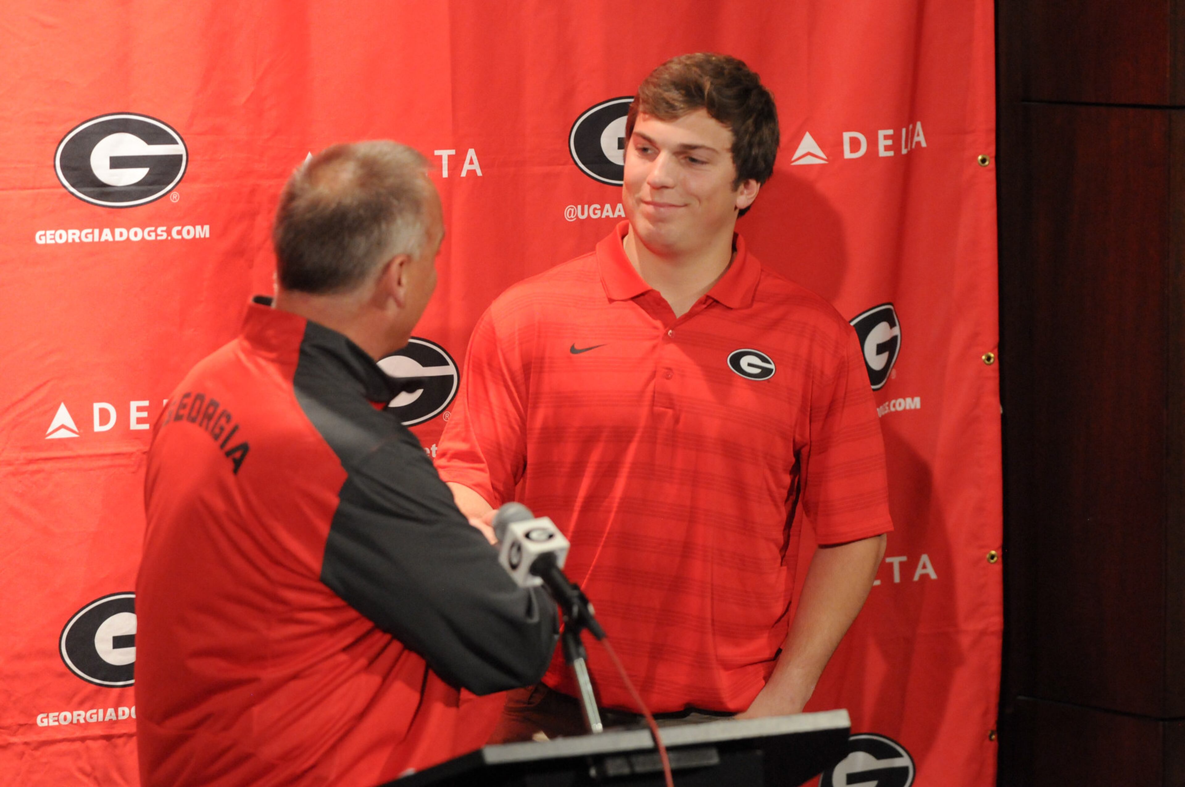 Senior linebacker Jake Ganus had 10 tackles, a sack, an interception and a pass break-up. (Photo by Sean Taylor)
