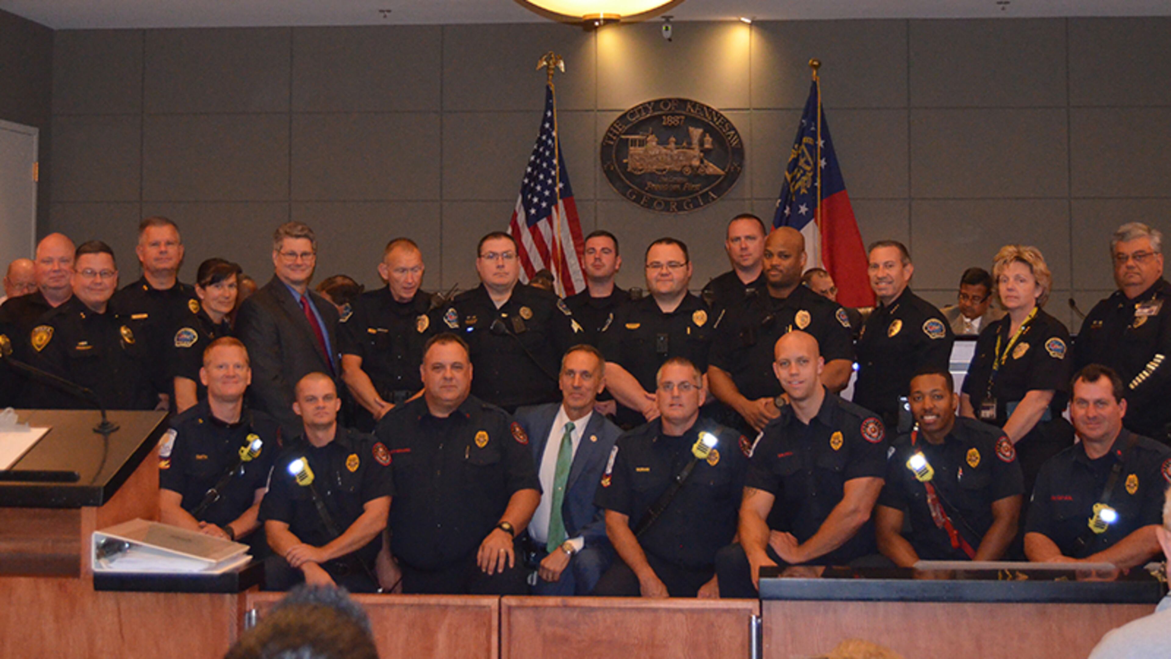 Overseen by Police Chief Bill Westenberger, the Kennesaw Police Department has received word that the city is ranked one of the top five safest cities in Georgia. (Courtesy of Kennesaw)