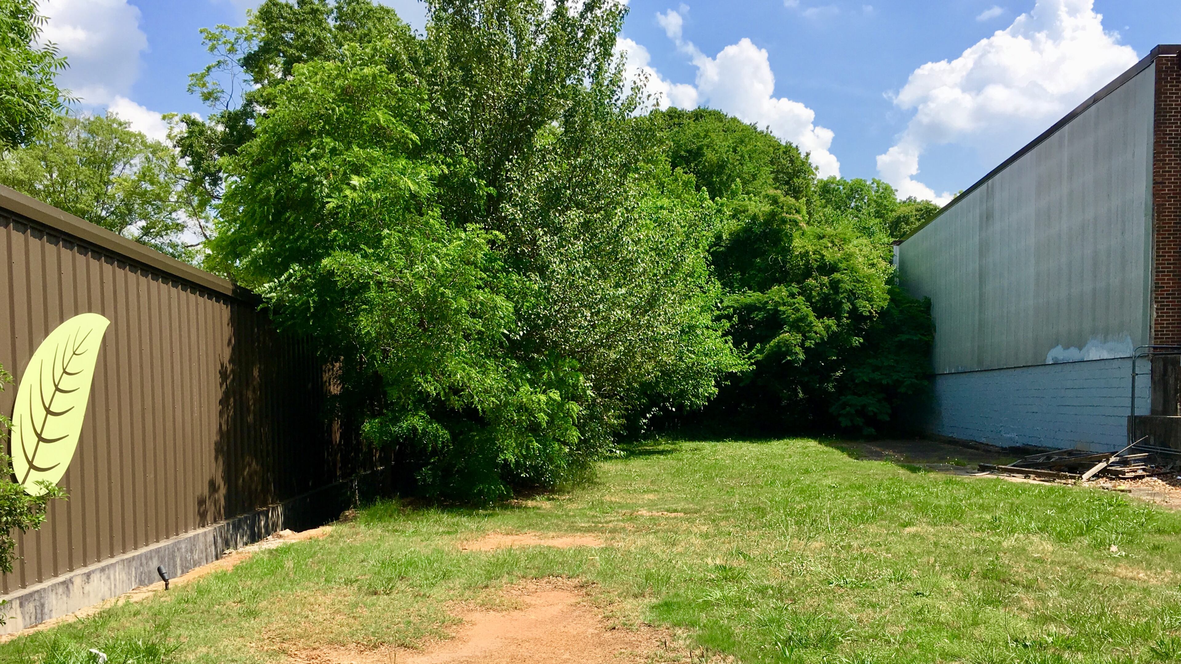 The strip of property at 417 East College Avenue in Decatur, less than than a half acre, now slated to become a six-condo development. Ground should get broken on the site in July or August. Bill Banks for the AJC