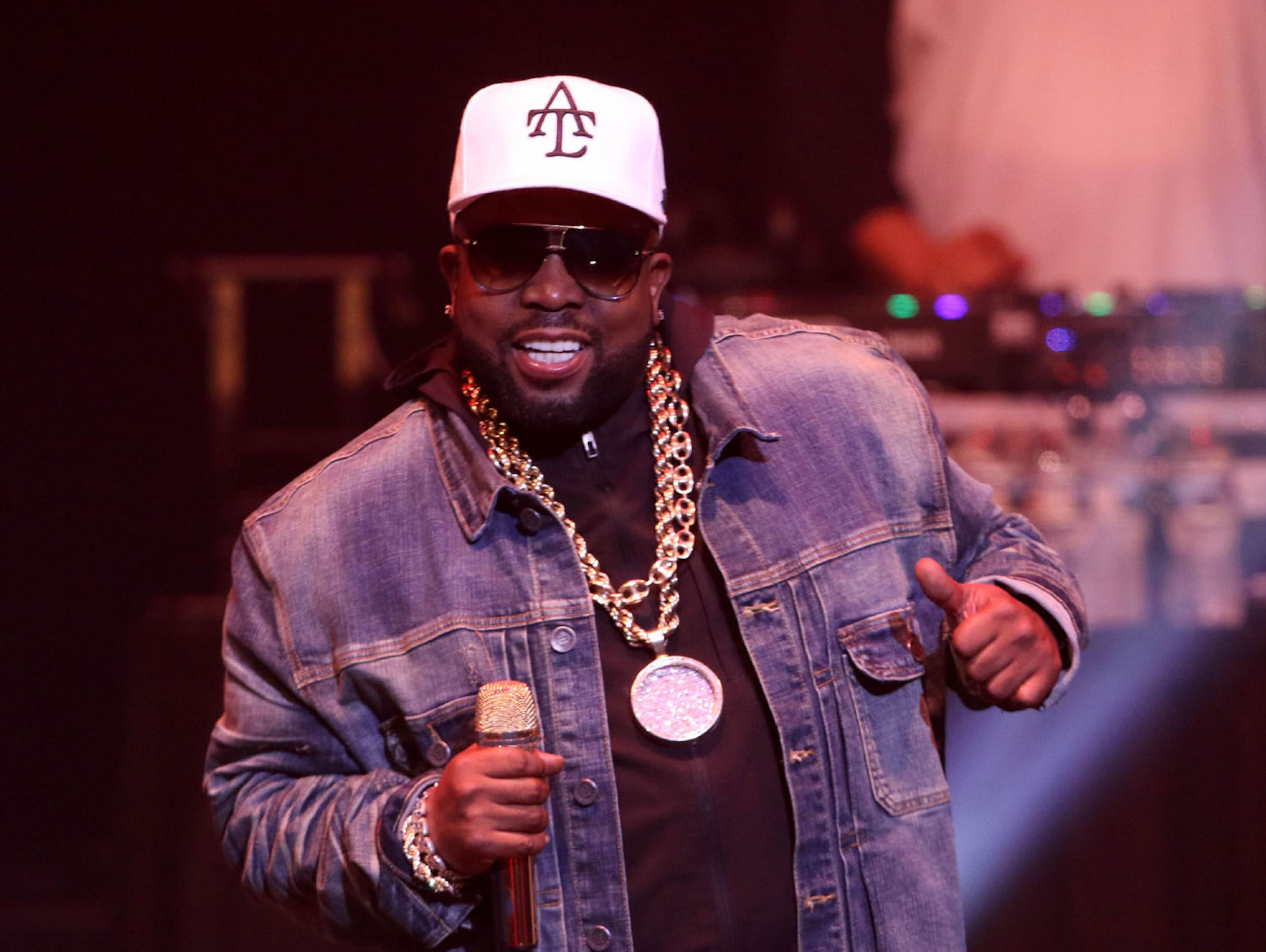 Big Boi performs as the Atlanta-based hip-hop collective known as the Dungeon Family brought its Reunion Tour for a sold-out show at the Fox Theatre on Saturday, April 20, 2019. The Dungeon Family Reunion Tour features Big Boi, Goodie Mob, YoungBloodz, KP the Great and Kneel & Rey. (Photo:
Robb Cohen Photography & Video /RobbsPhotos.com)