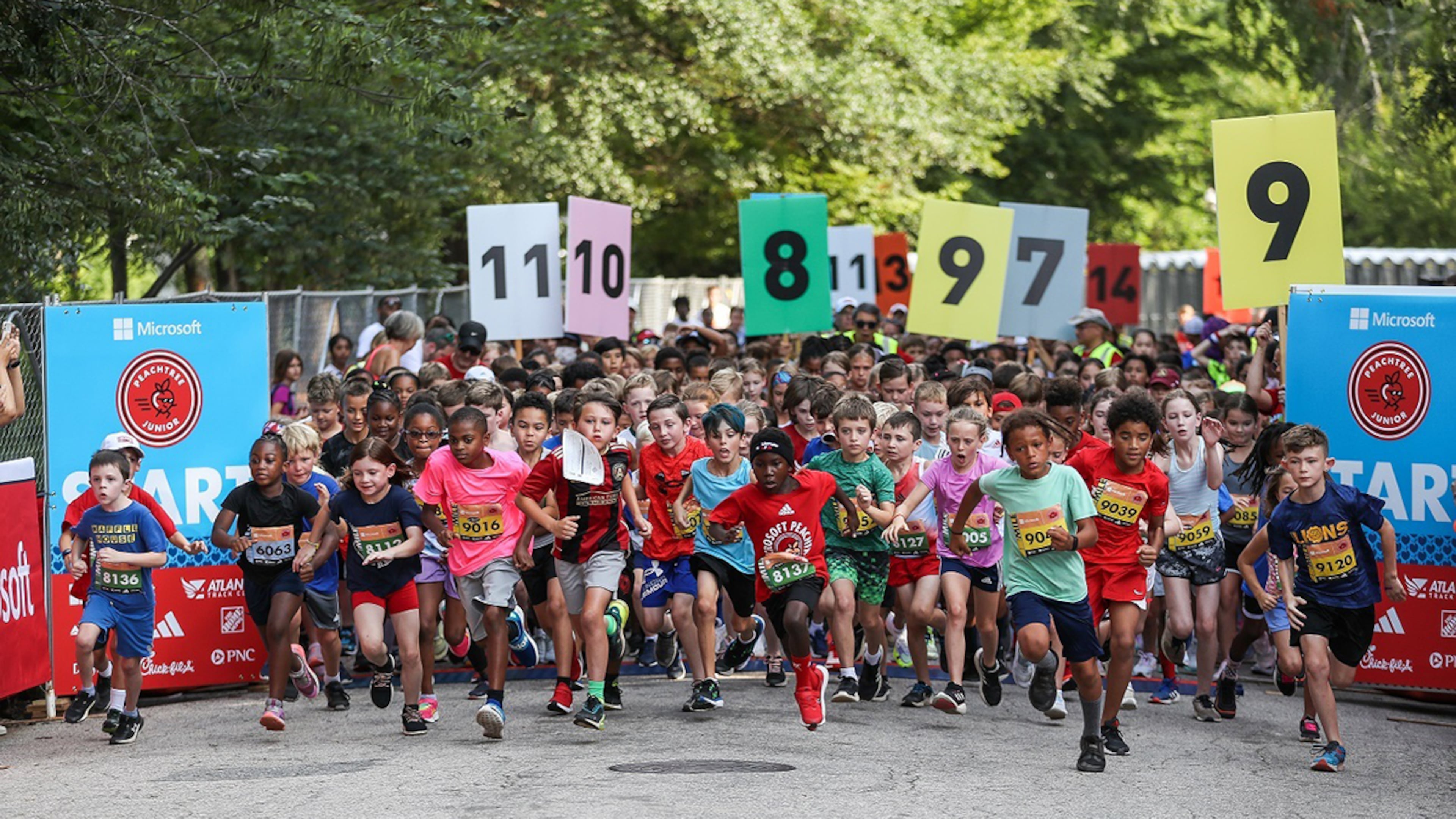 Peachtree Junior participants in 2023.
Credit: Joaquin Lara