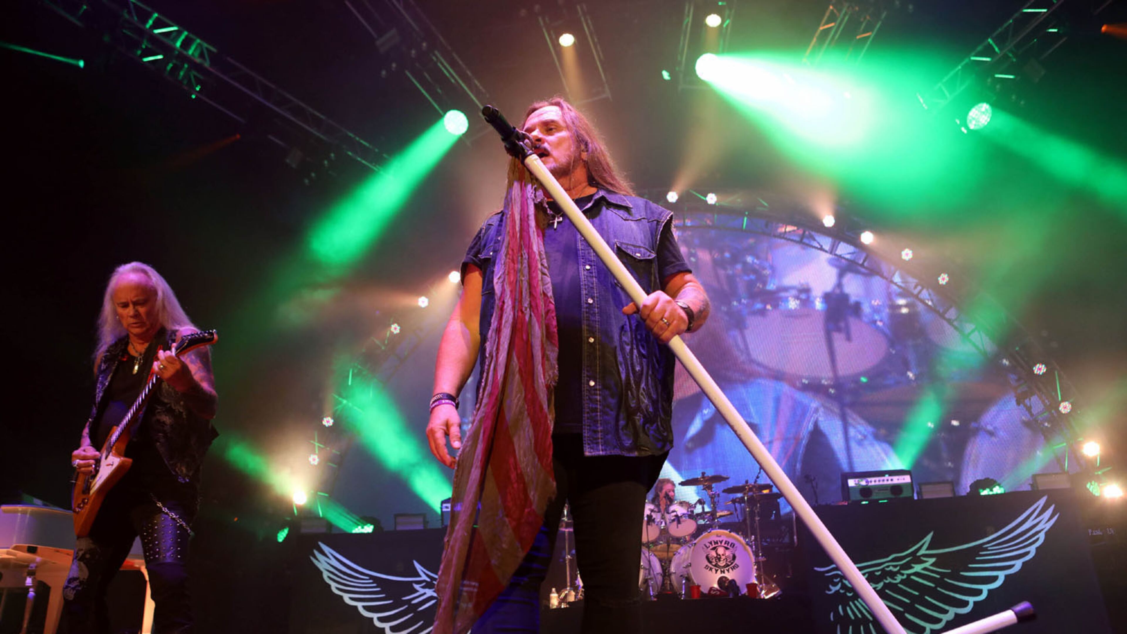 Lynyrd Skynyrd seemingly said goodbye to Atlanta when their Last of the Street Survivors Farewell Tour pulled into Cellairis Amphitheatre at Lakewood on Saturday, September 1, 2018. But they’ll be back. (Robb Cohen Photography & Video /RobbsPhotos.com)