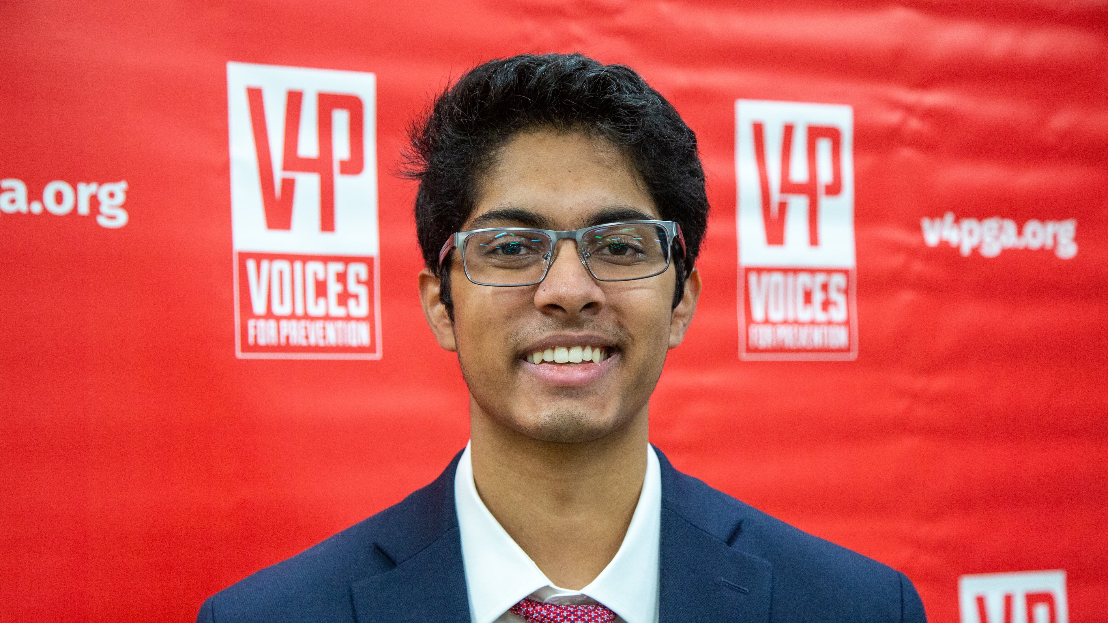 Portrait of Vinayak Menon at the Voices for Prevention Substance Abuse Prevention Day at the Georgia Capitol event in Atlanta. PHIL SKINNER FOR THE ATLANTA JOURNAL-CONSTITUTION.