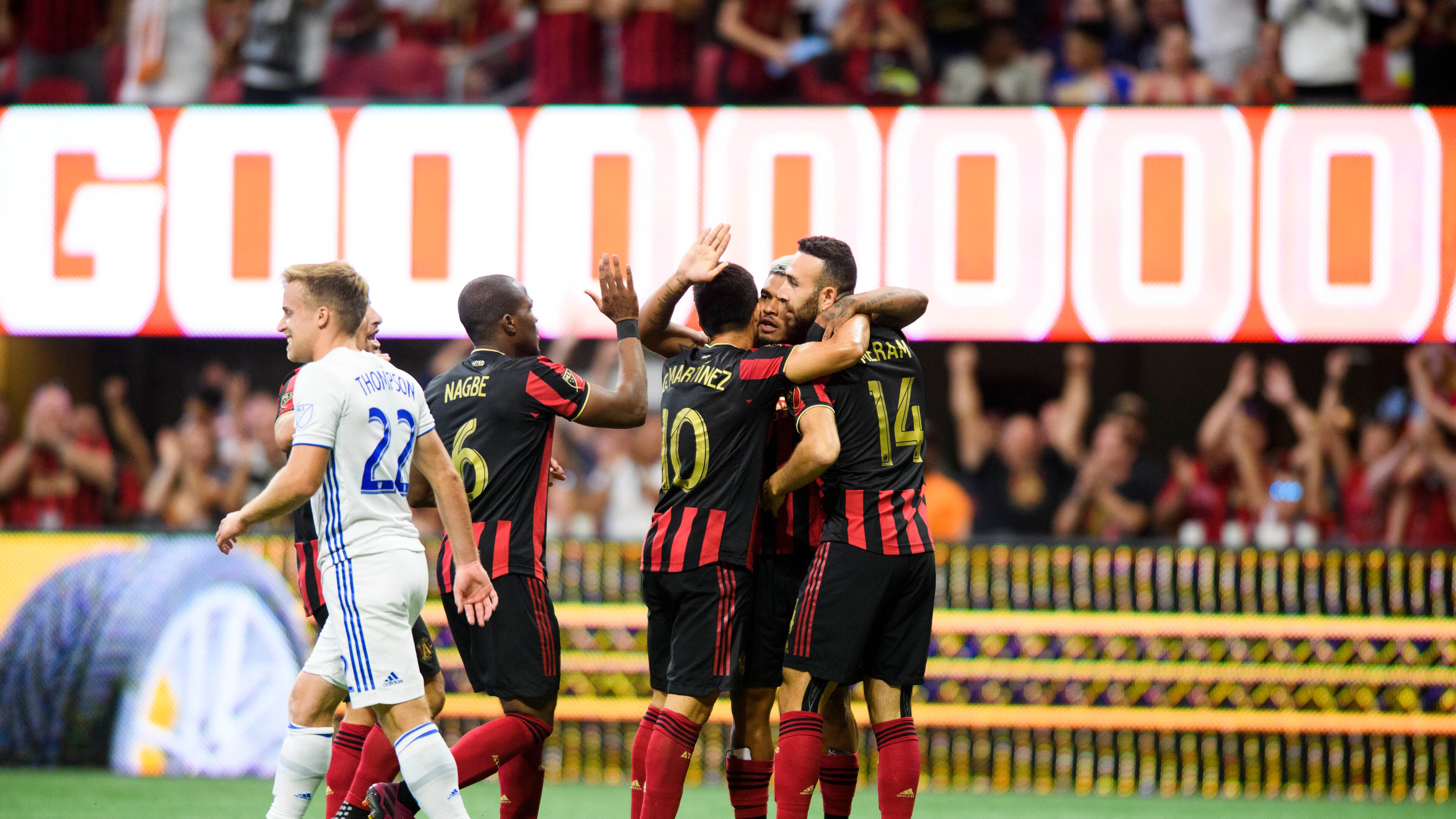 Images from the match between Atlanta United and San Jose Earthquakes at Mercedes-Benz Stadium in Atlanta, Georgia on Saturday, September 21, 2019. (Photo by AJ Reynolds/Atlanta United)