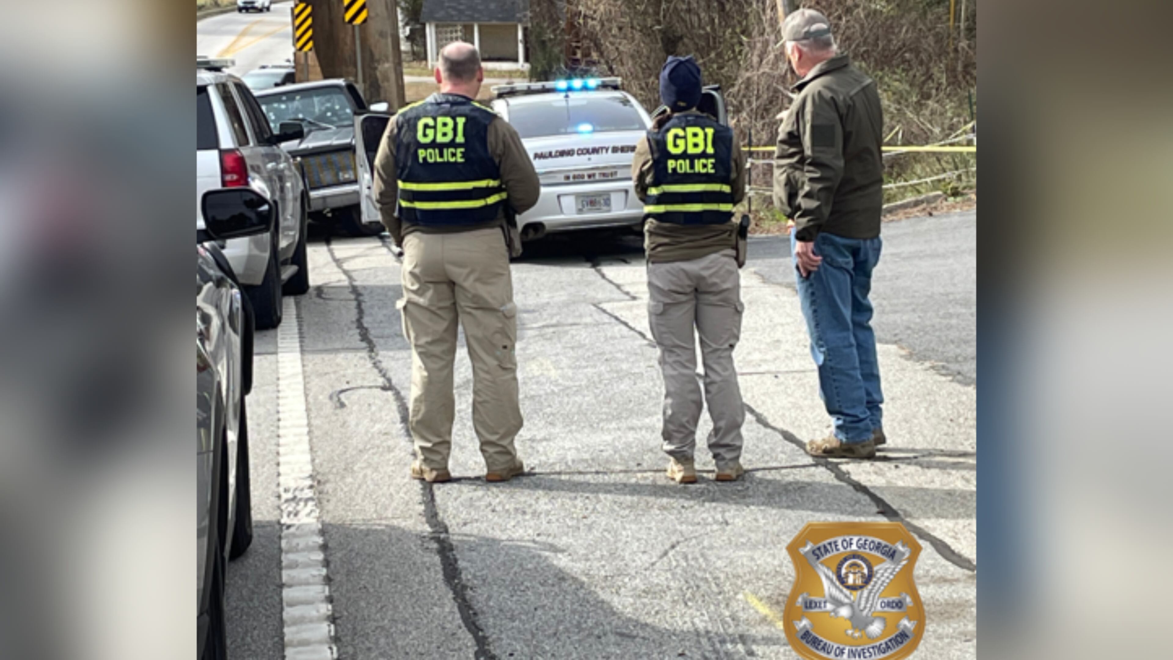 A traffic stop led to a shooting and pursuit that left the suspect dead in Paulding County on Sunday morning, according to authorities.