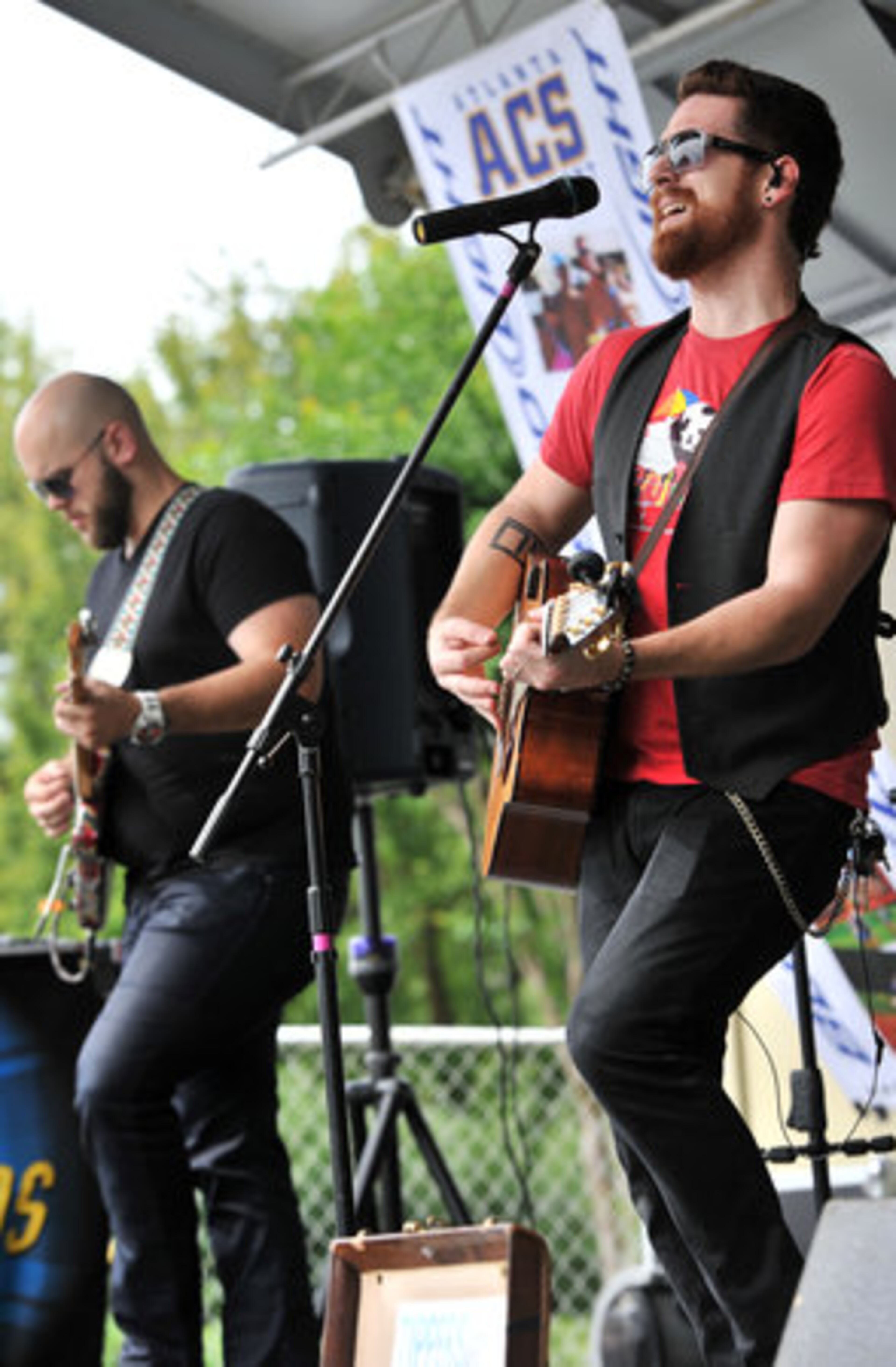 The Patrick Scott Band performs.