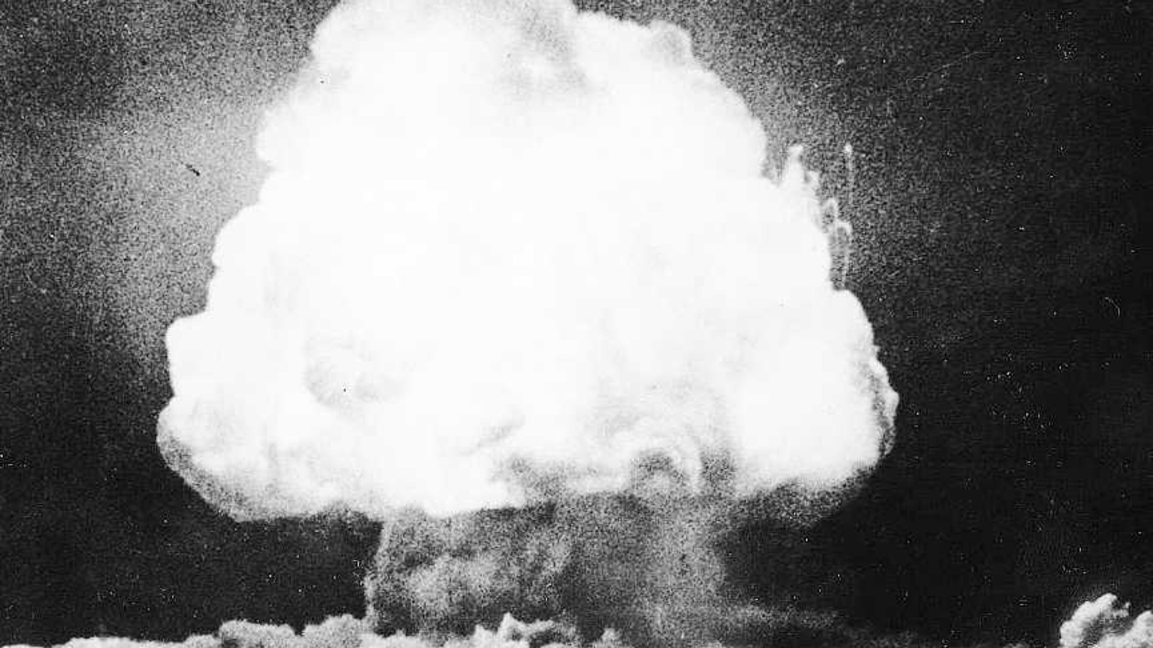 Ten seconds after detonation a mushroom cloud rises as the world s first atomic device explodes at Trinity Site, New Mexico, on July 16, 1945.