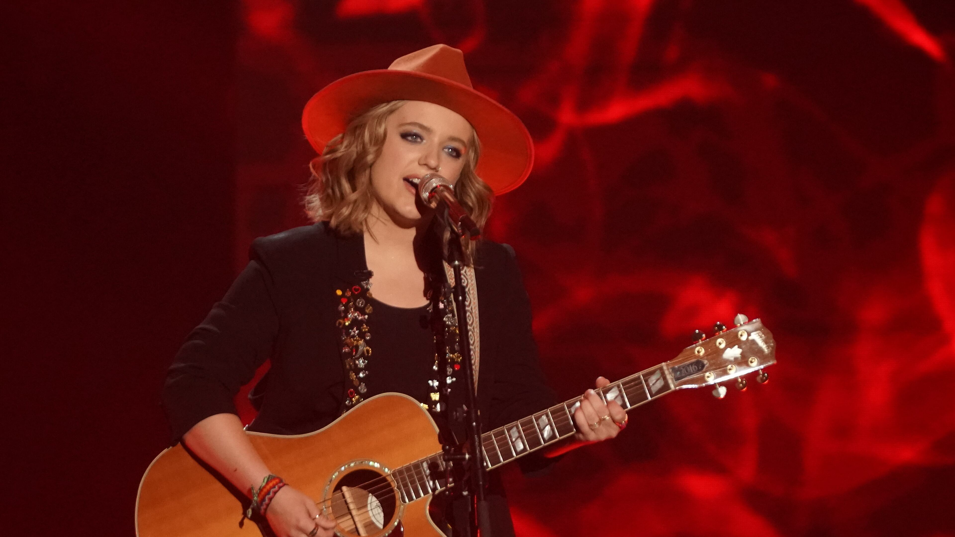 Leah Marlene on "American Idol" during the top 11 that aired Monday, April 25, 2022. (ABC/Eric McCandless)