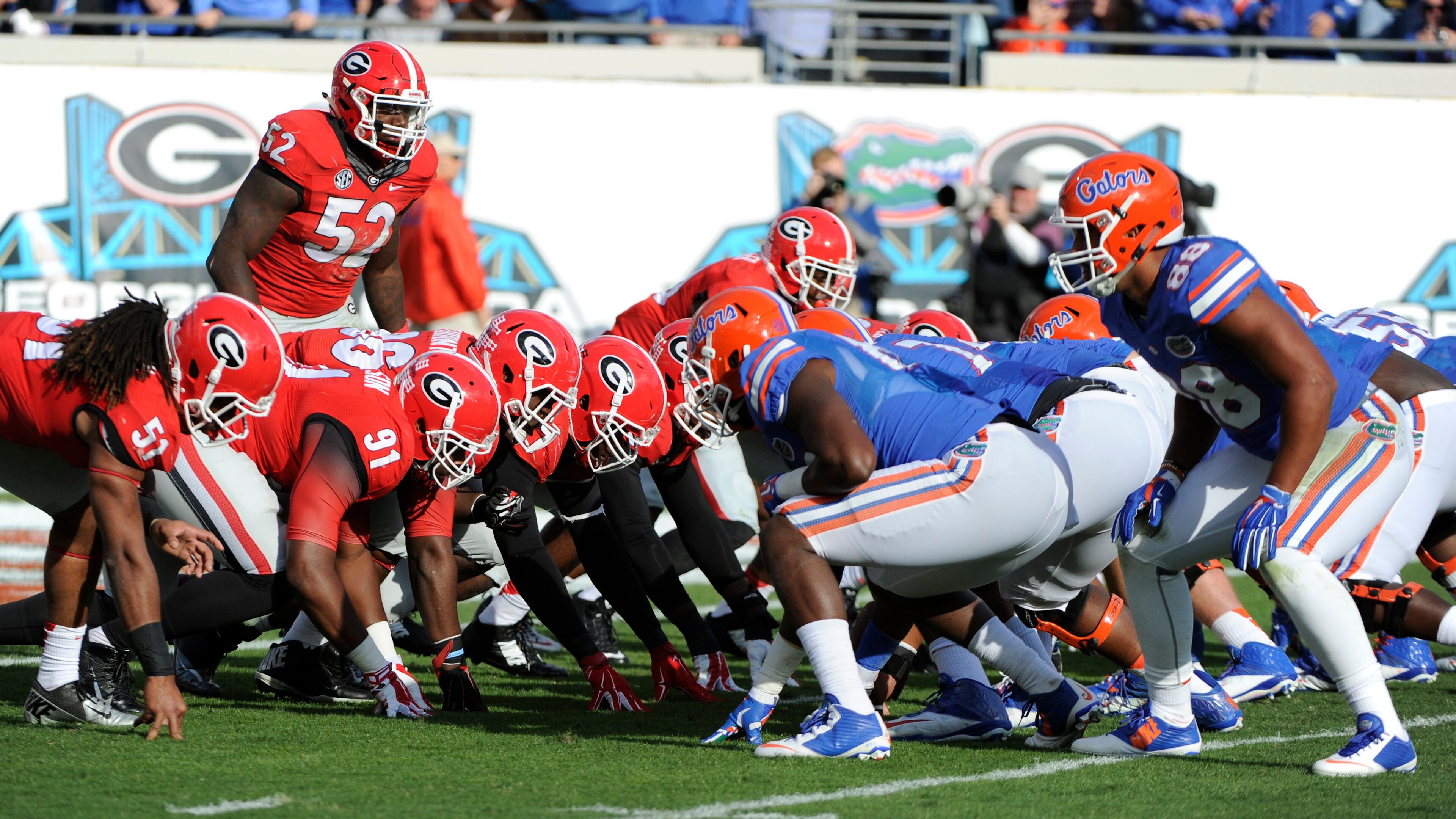 Georgia and Florida renew their annual rivalry Saturday in Jacksonville, Fla.