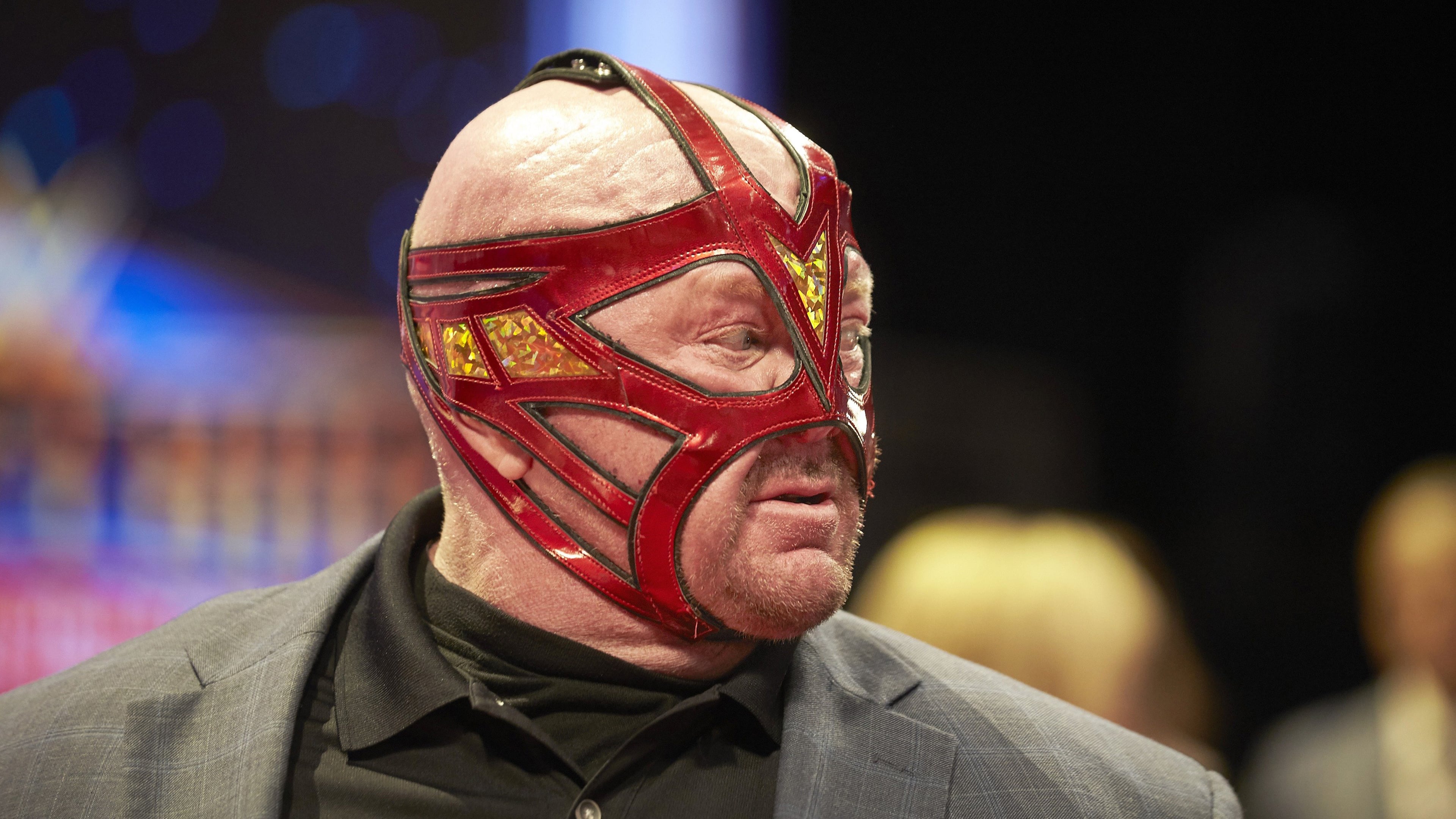 WWE wrestler Big Van Vader in 2015 at a WWE Hall of Fame Induction. Vader died at age 63 in 2018. (Photo by Jed Jacobsohn /Sports Illustrated/Getty Images)