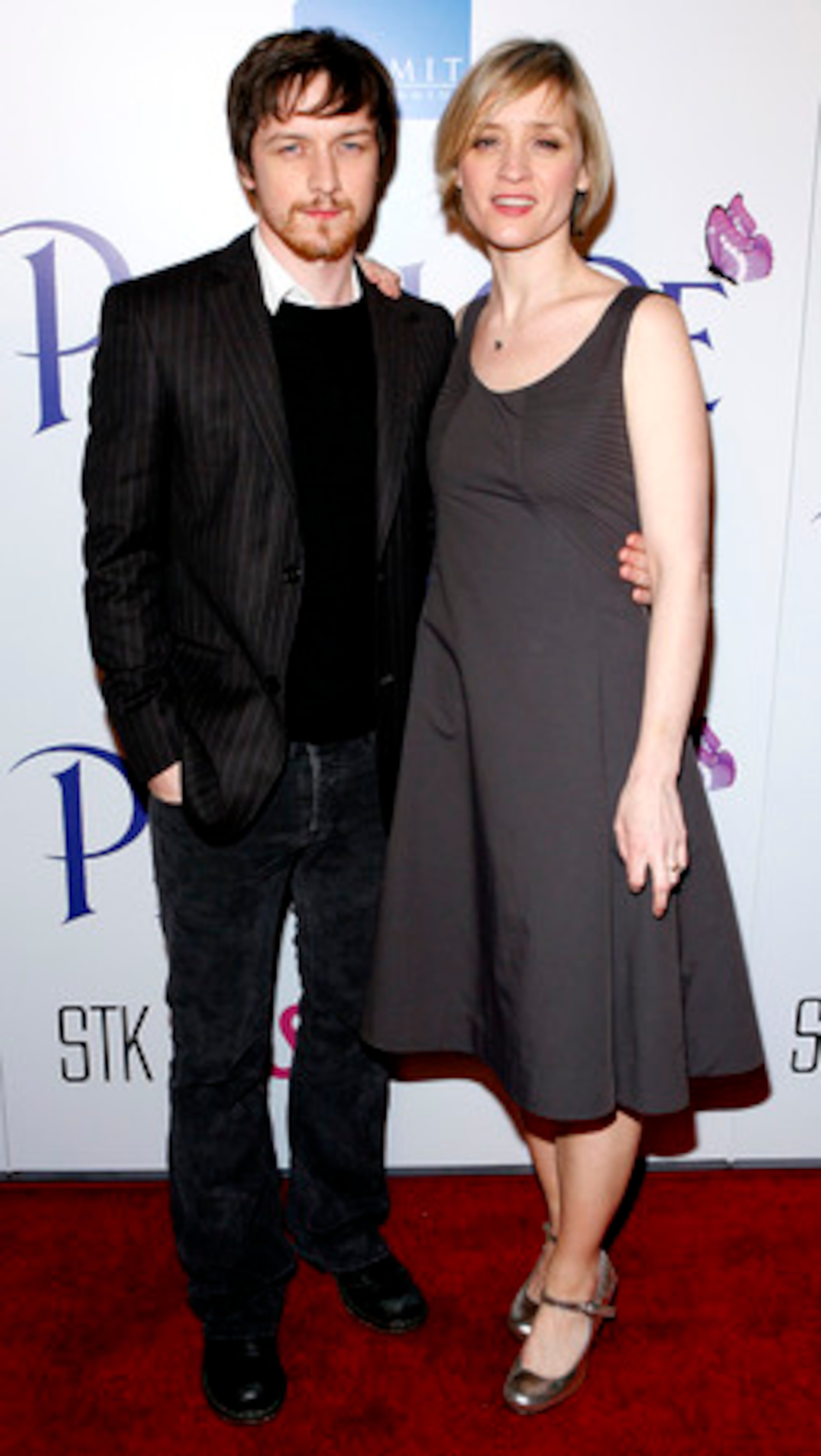 McAvoy and his wife, actress Anne-Marie Duff, arrive. McAvoy is Penelope's potential love interest, a gambler with ulterior motives.