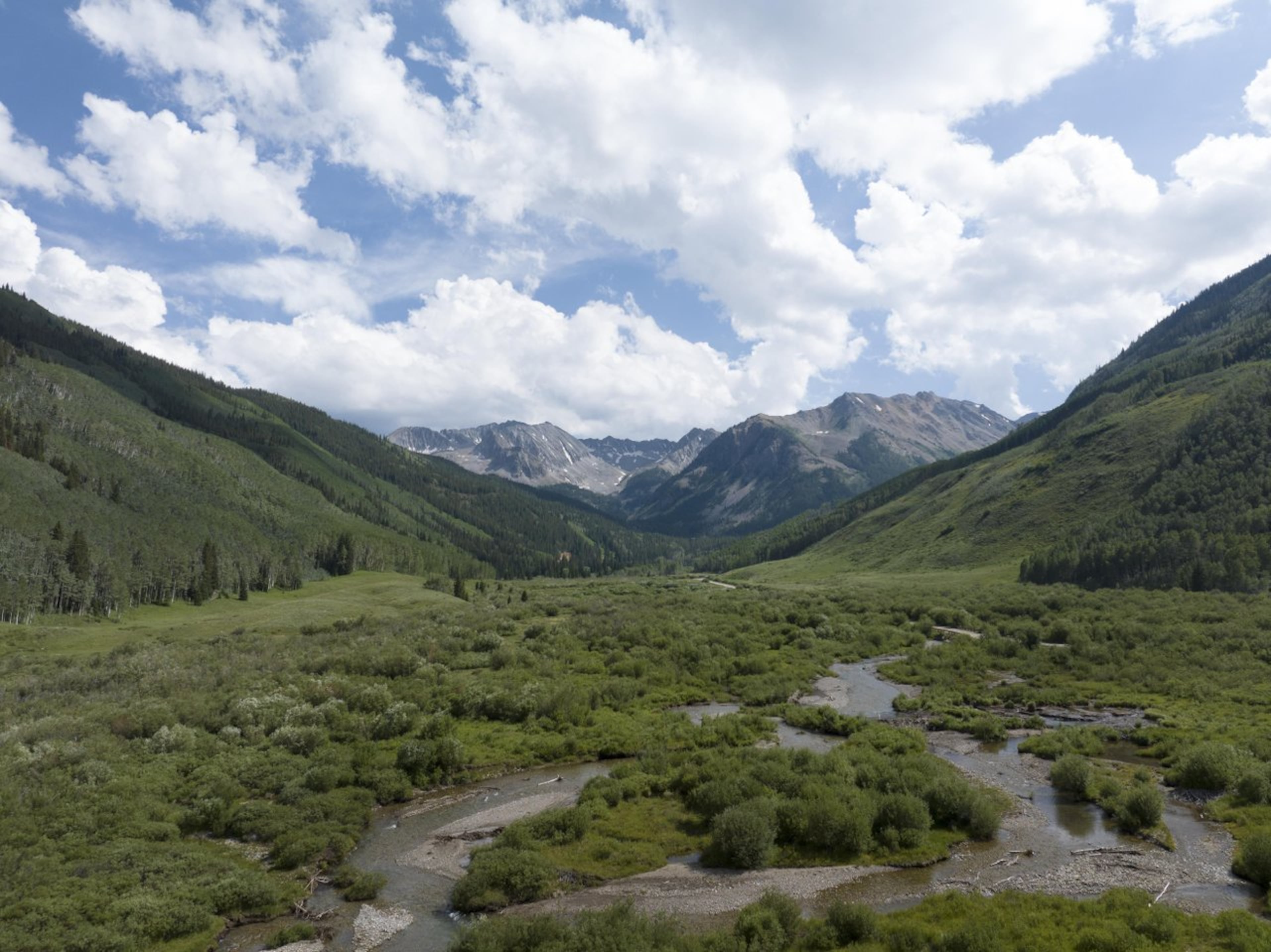 The lush mountains around Aspen, Colorado. (Courtesy of the Colorado Tourism Office)