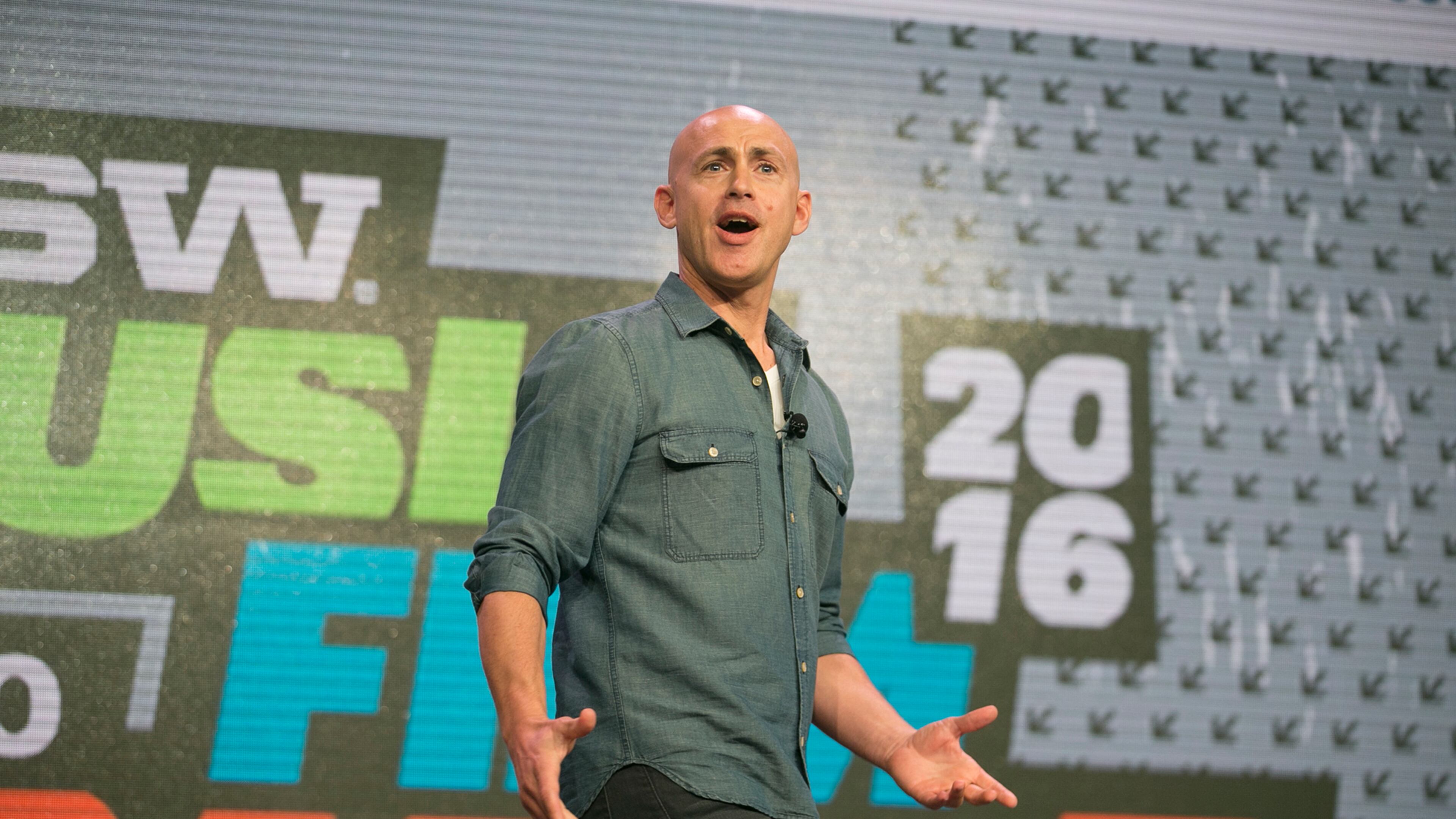 Andy Puddicombe, meditation teacher, former Buddhist monk and co-founder of Headspace speaks about why we struggle when we have so much during a panel at SXSW on Tuesday, March 15, 2016. RICARDO B. BRAZZIELL/AMERICAN-STATESMAN