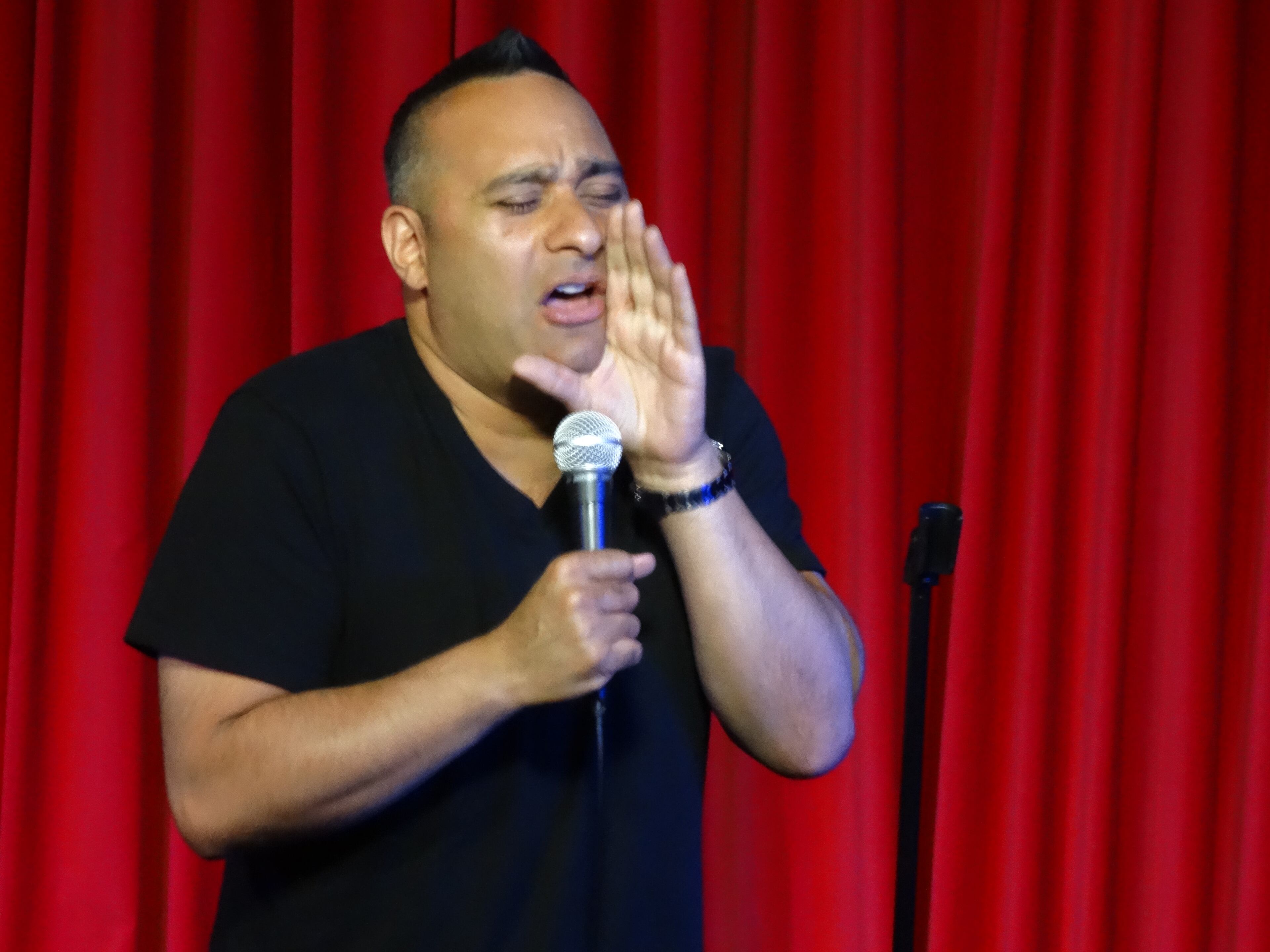 Russell Peters brings his comedy to Atlanta Symphony Hall on Saturday. (Rodney Ho/AJC)
