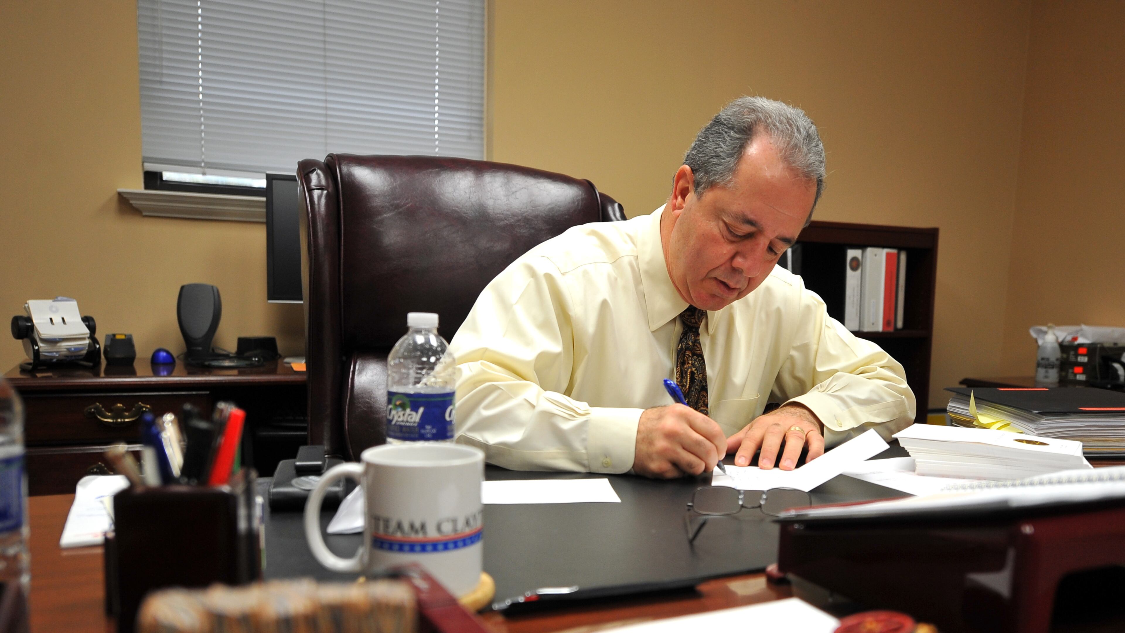 Alex Cohilas has served in numerous Clayton government jobs, including former fire chief. He returns Monday as deputy chief operating officer reporting to COO Detrick Stanford. Brant Sanderlin bsanderlin@ajc.com