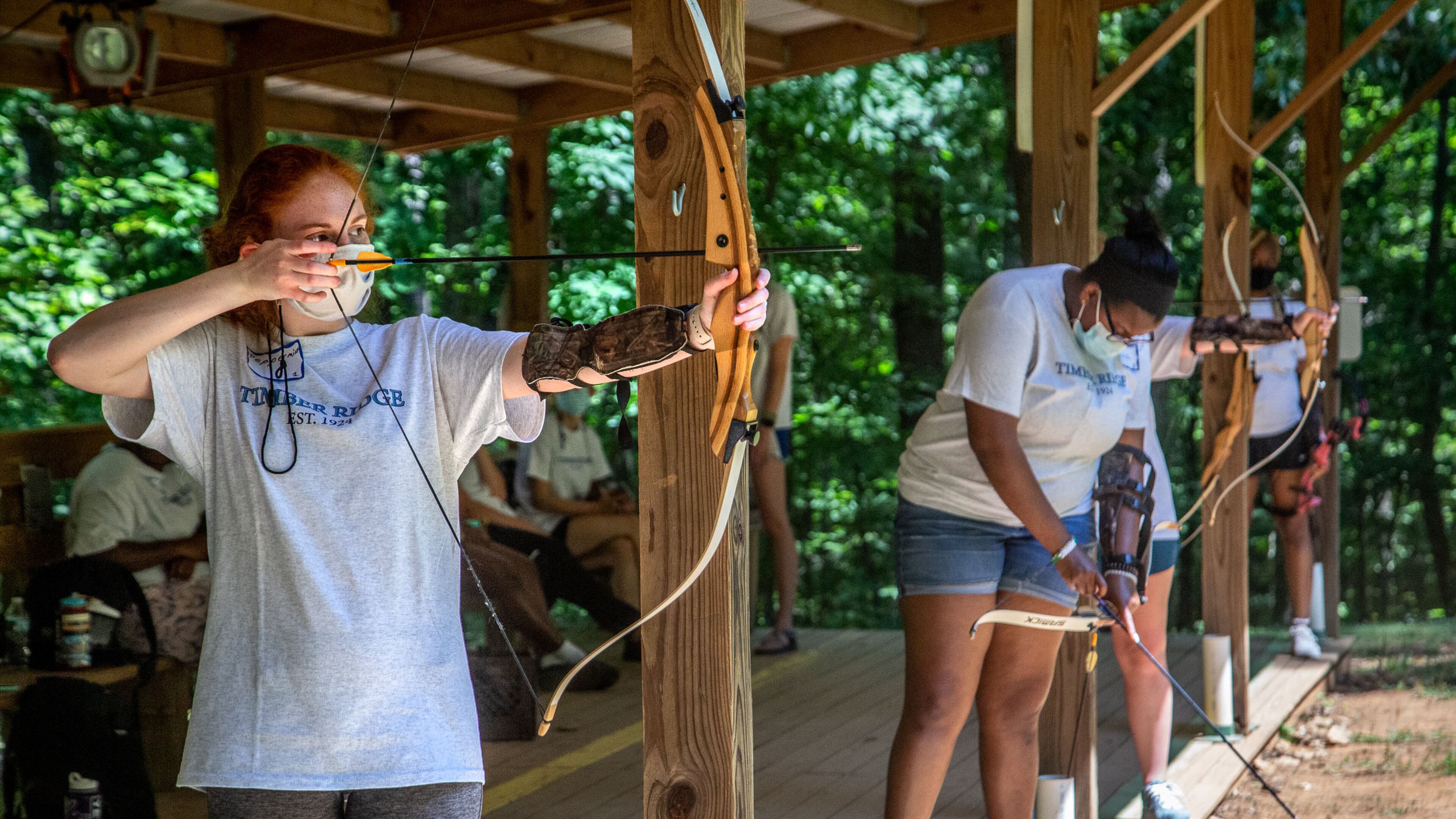 Camp Timber Ridge counselor Amber Anderson participates in a staff training day in Mableton Sunday, May 23, 2021. STEVE SCHAEFER FOR THE ATLANTA JOURNAL-CONSTITUTION