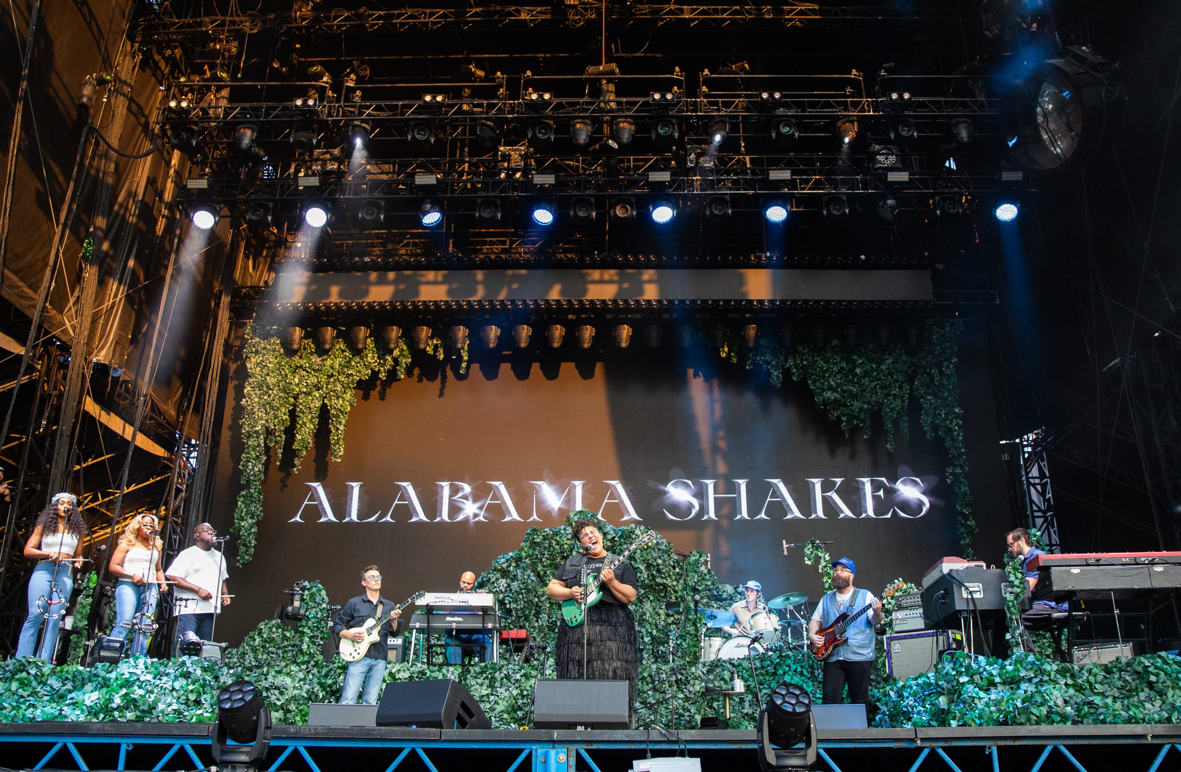 Atlanta, Ga. — Alabama Shakes, led by Brittany Howard, cruised through their smooth roots rock hits on Sunday, Sept. 21, 2025, at Piedmont Park. (RYAN FLEISHER FOR THE ATLANTA JOURNAL-CONSTITUTION)