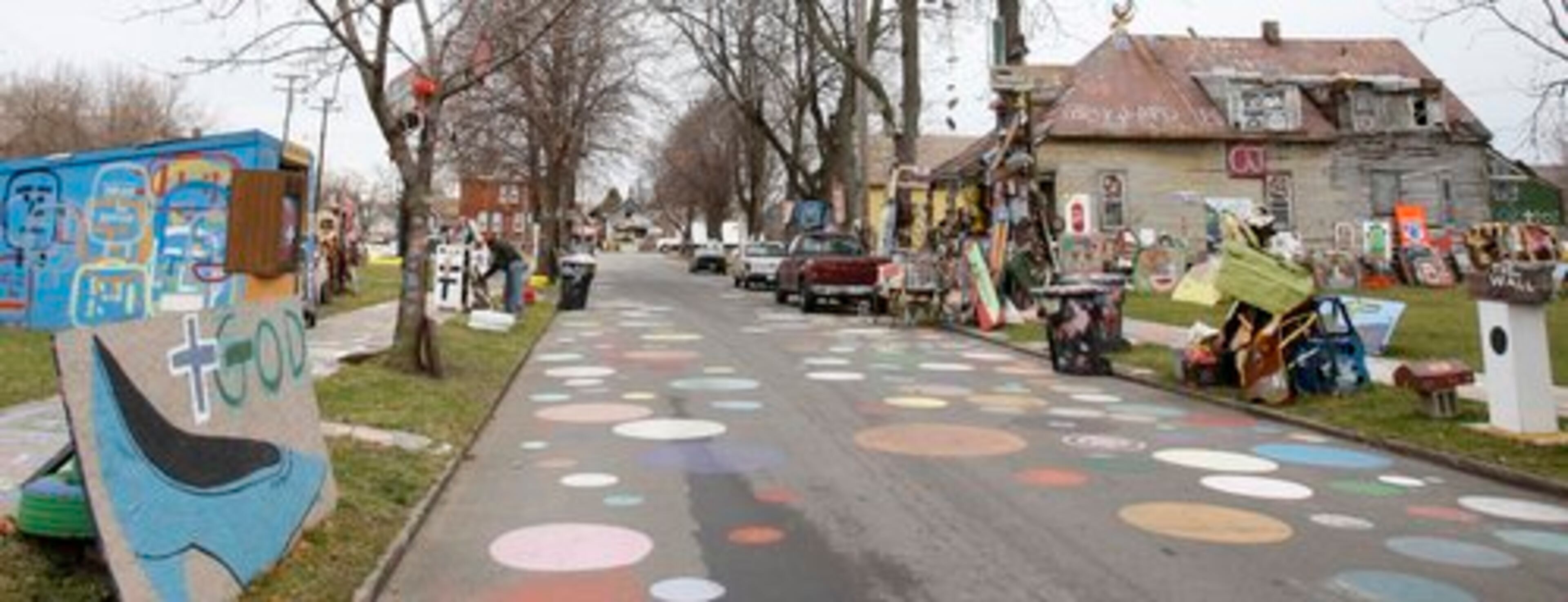 Guyton began his work 20 years ago. Now, the city's latest wave of social art goes beyond the Heidelberg Project.