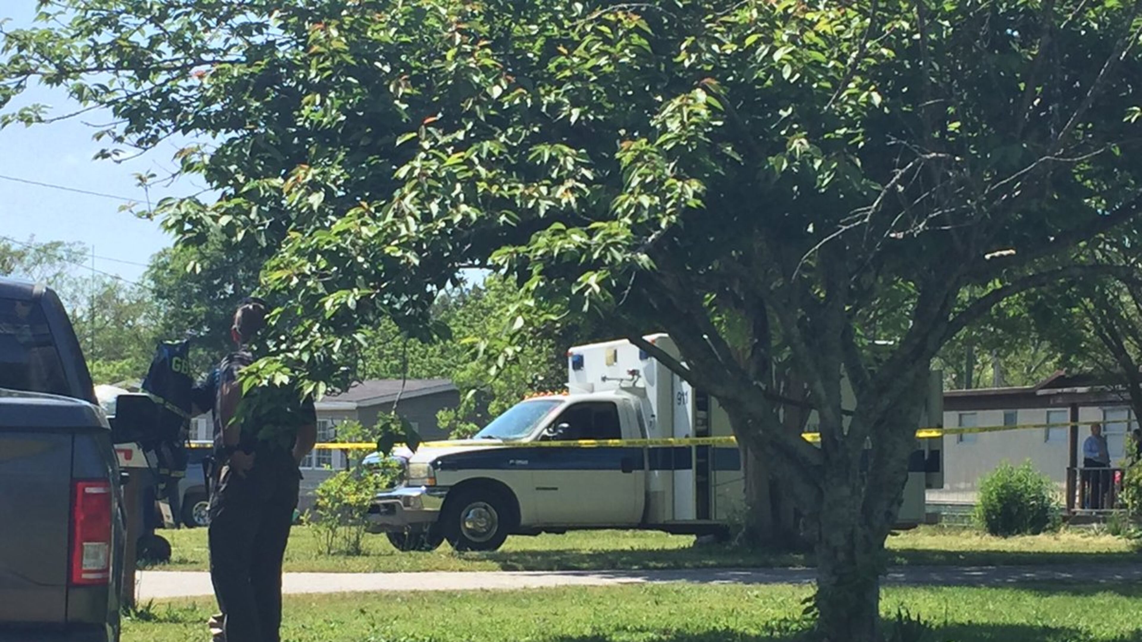 Officials are searching a house in Walton County in a death investigation.