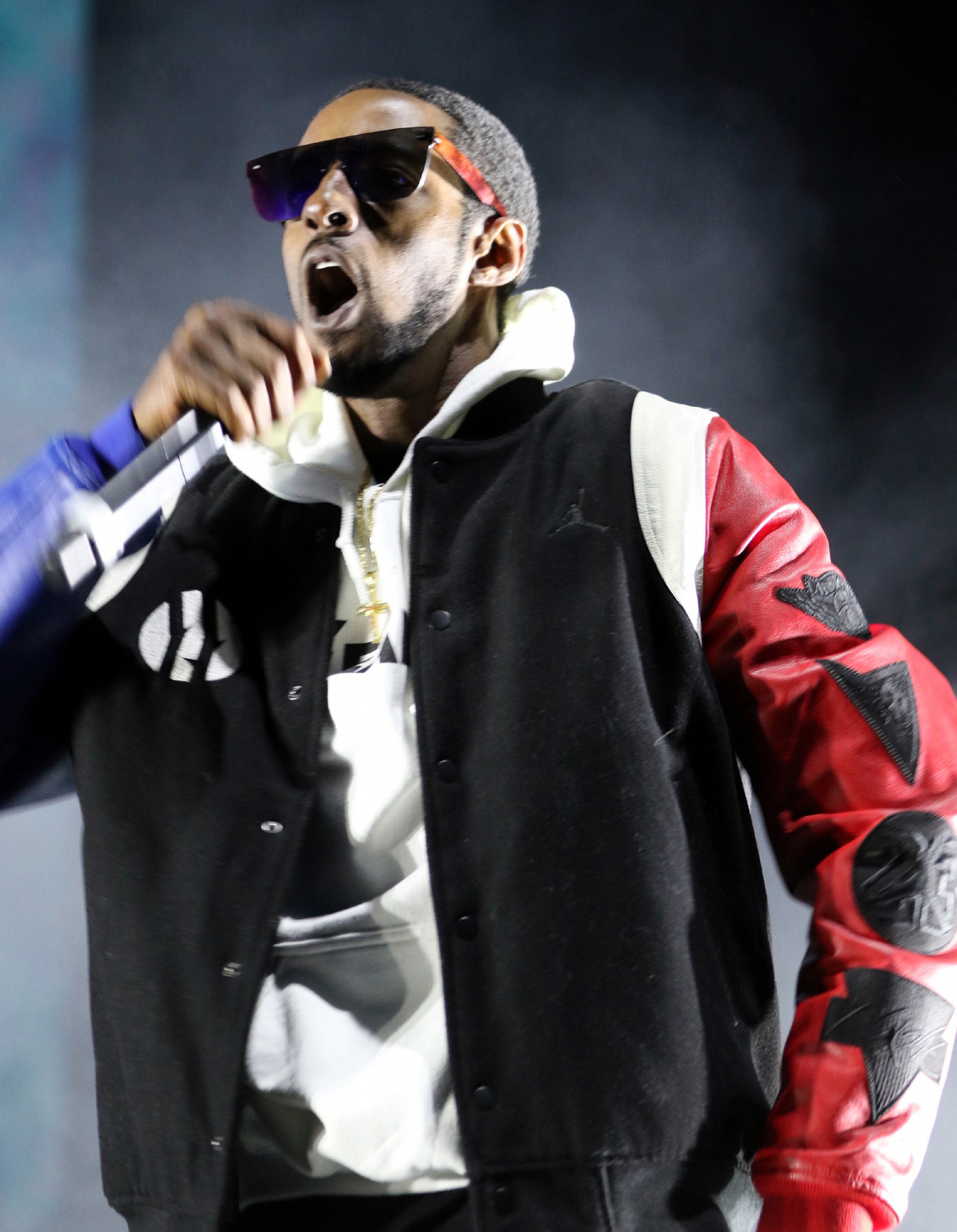 The Legendz of the Streetz Tour rocked sold-out State Farm Arena in Atlanta on Friday, April 1, 2022. The show featured hip-hop stars Dav3D (above), Rick Ross, Jeezy, T.I., Trina, DJ Drama and D'Myke. (Photo: Robb Cohen for The Atlanta Journal-Constitution)
