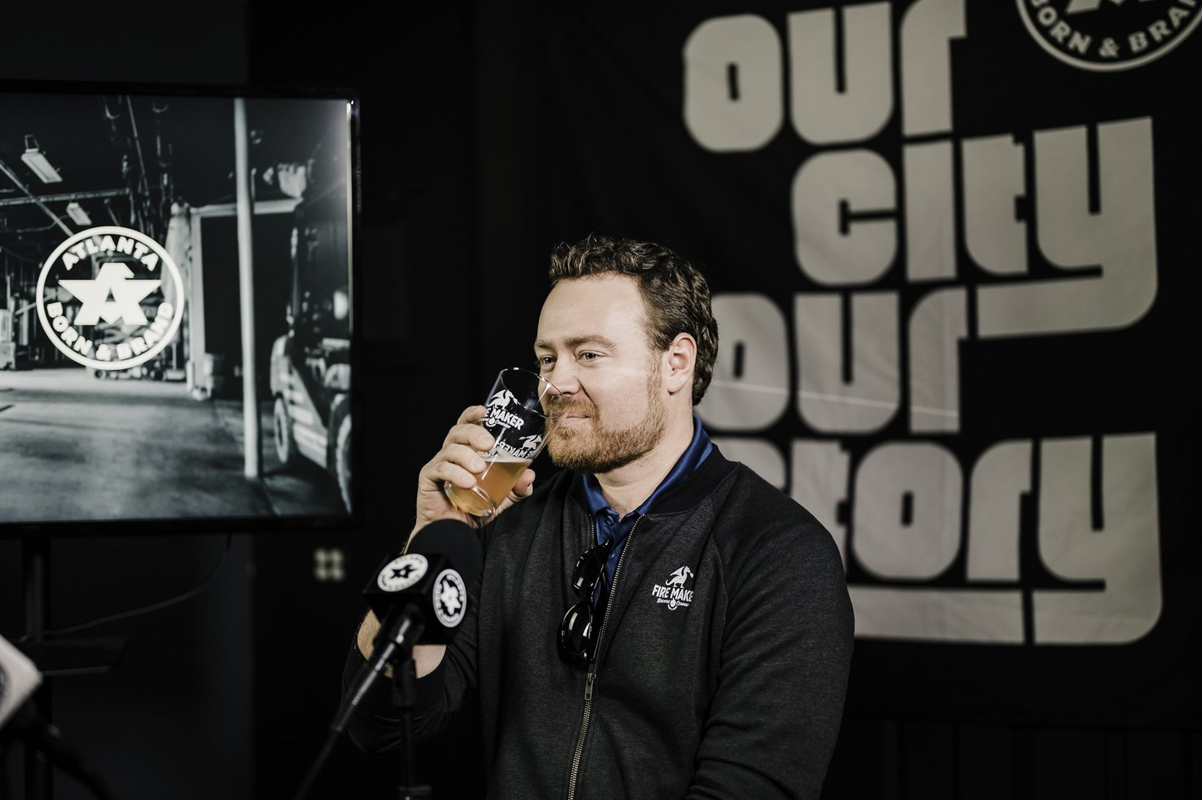 “The fire in Fire Maker is whatever somebody’s passion is. It’s that thing you can’t help but do. And if you’re pursuing it, you’re a Fire Maker, too. Now I’m fortunate to do what I love every day,” Fire Maker owner Elliott Hall said. CONTRIBUTED BY FIRE MAKER BREWING CO.