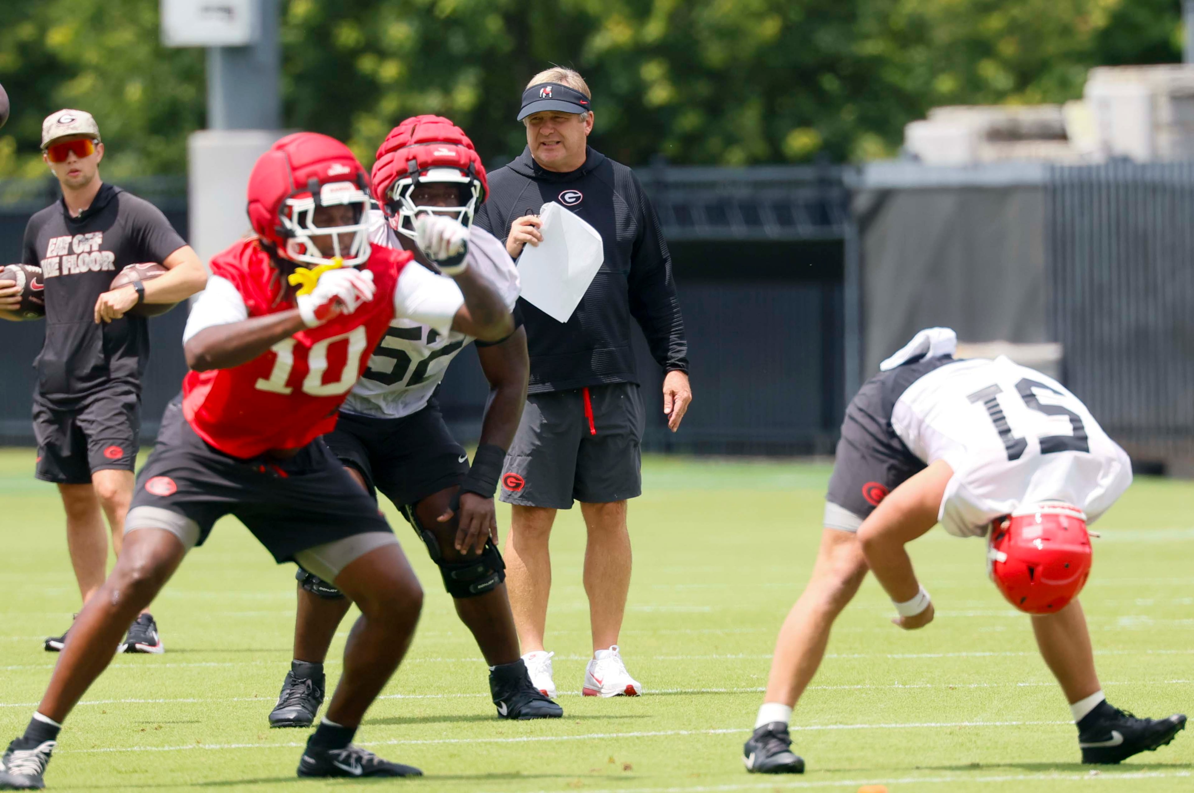 Georgia Bulldogs football practice