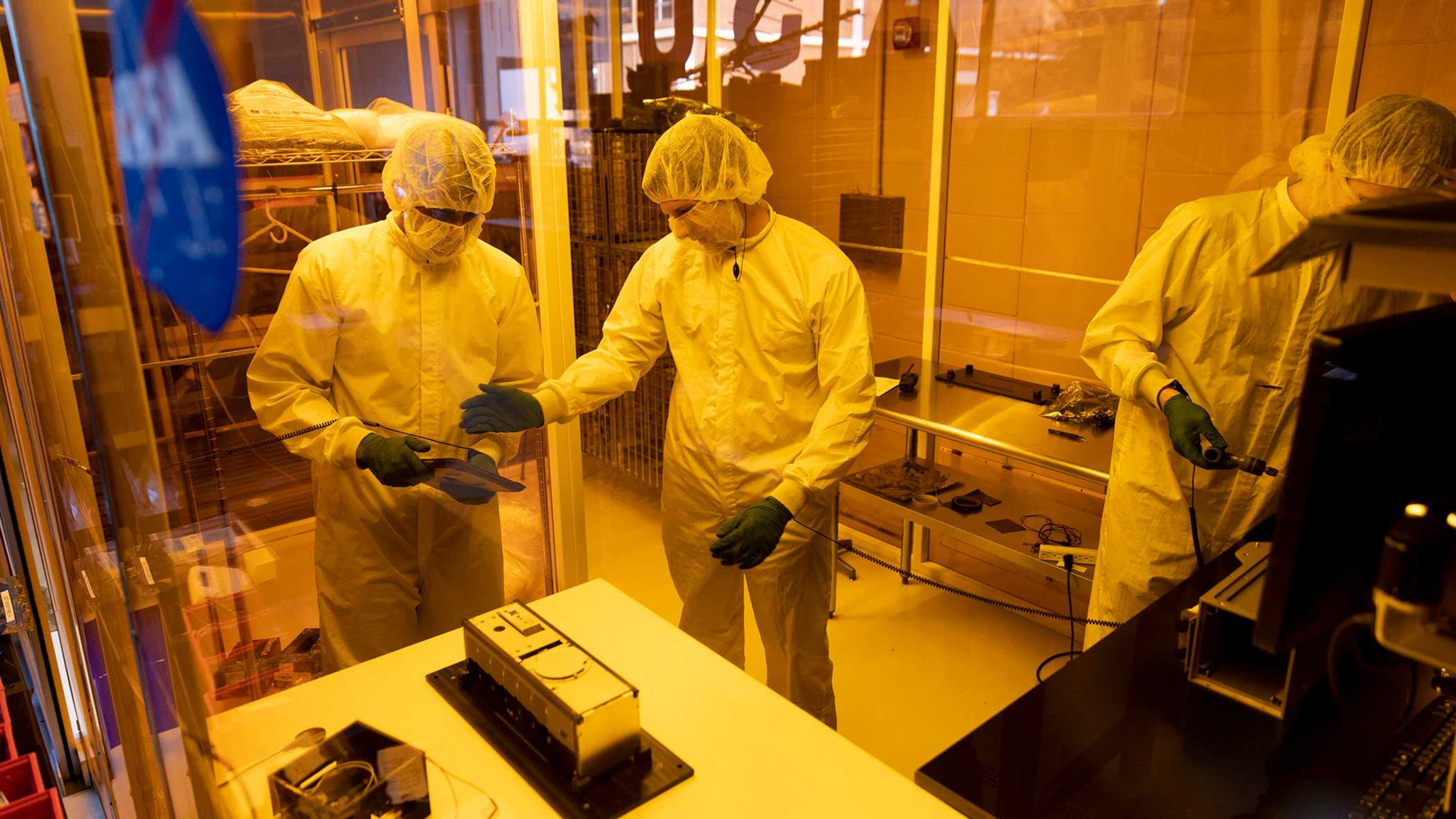 University of Georgia students and faculty worked to create a satellite that a NASA rocket is scheduled to lift into space on Thursday, Oct. 1. Courtesy of University of Georgia.