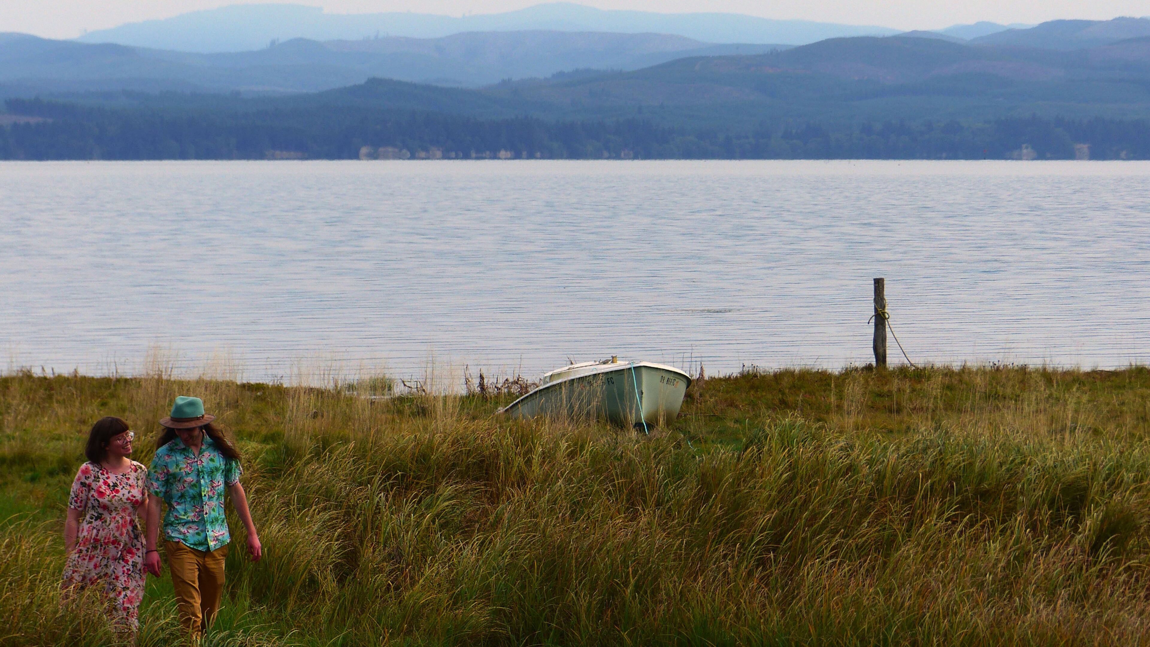 Sea grasses flourish at the edge of Willapa Bay in Oysterville. (Brian J. Cantwell/Seattle Times/TNS)