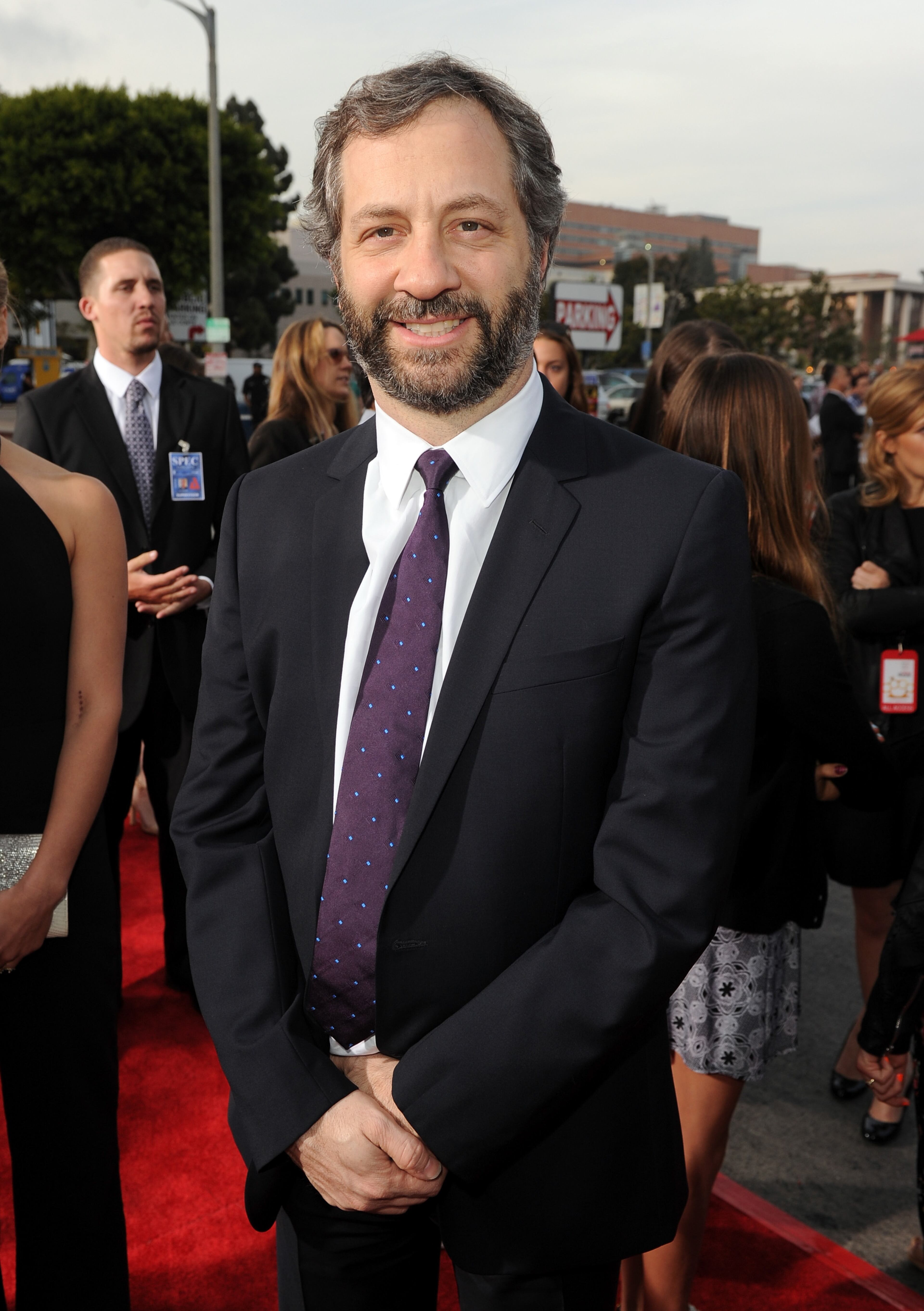 WESTWOOD, CA - APRIL 21: Filmmaker Judd Apatow attends the premiere of Twentieth Century Fox's "The Other Woman" at Regency Village Theatre on April 21, 2014 in Westwood, California. (Photo by Kevin Winter/Getty Images)