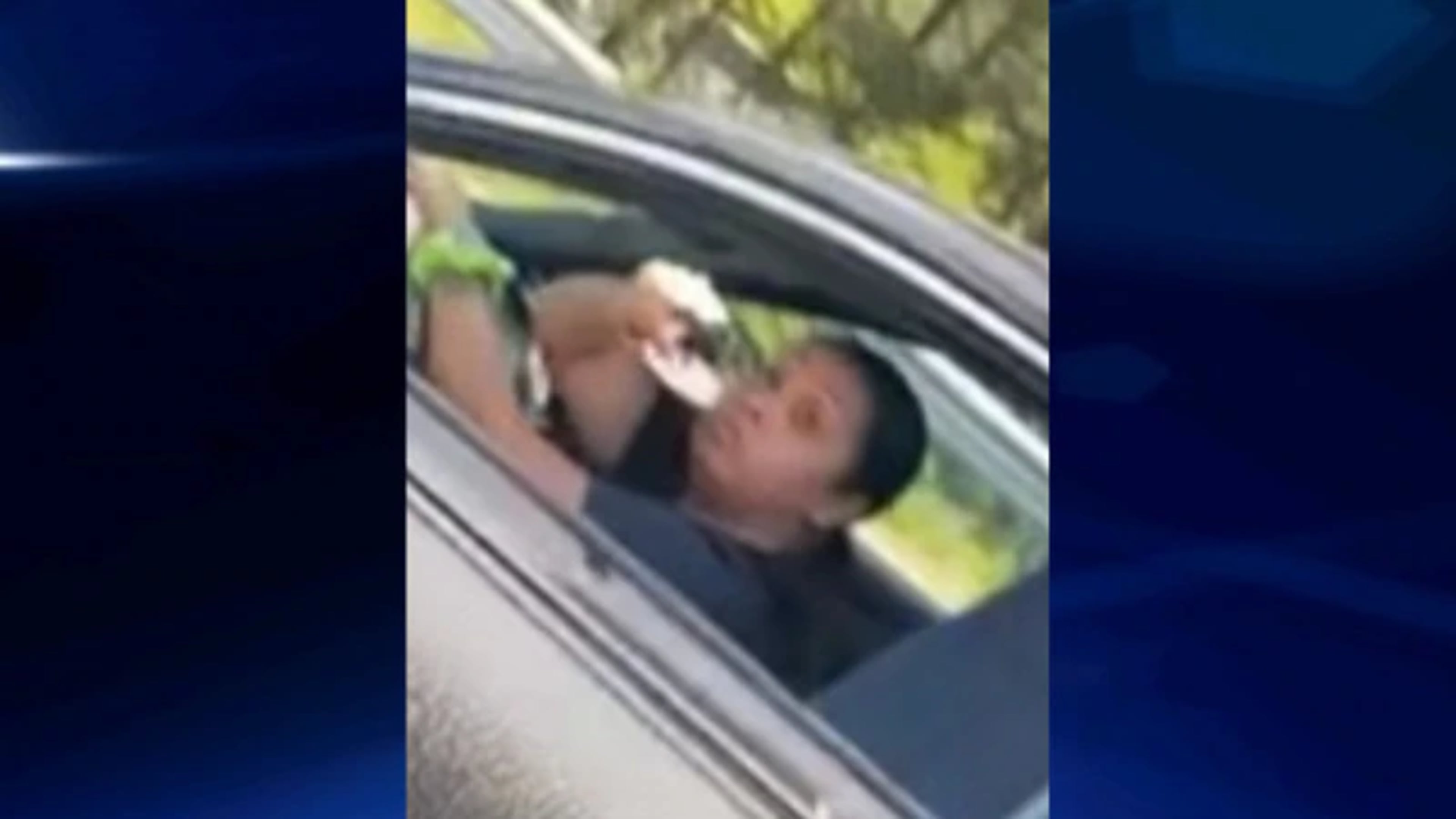 A woman is in custody after being accused of shooting a teenager in the face in a case of road rage, police said.