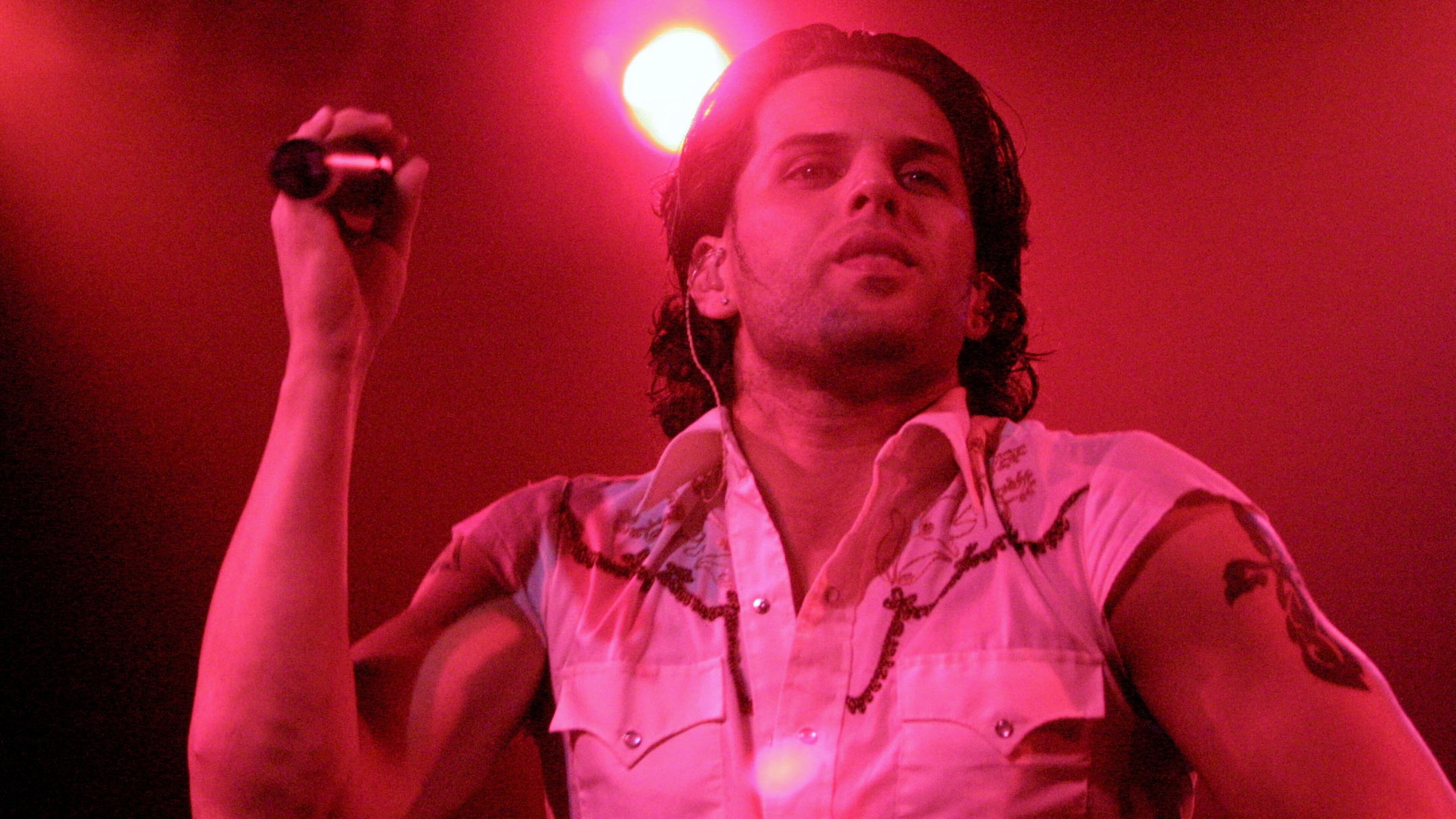 Devin Lima of LFO performing in 2001. Lima reportedly died of cancer in 2018 at age 41.