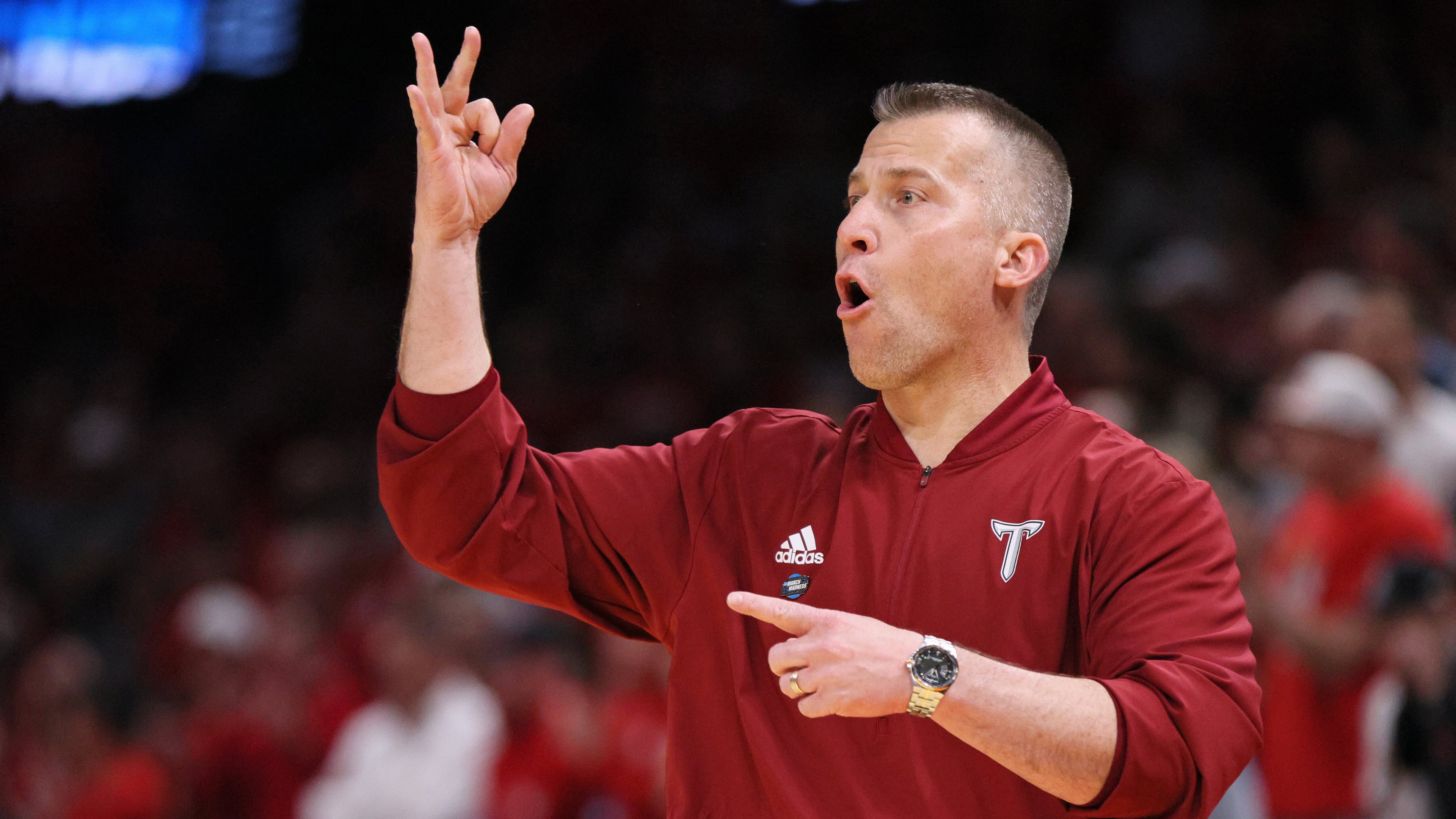 Troy head coach Scott Cross replaces Damon Stoudamire as basketball coach at Georgia Tech. (Nate Billings/AP)