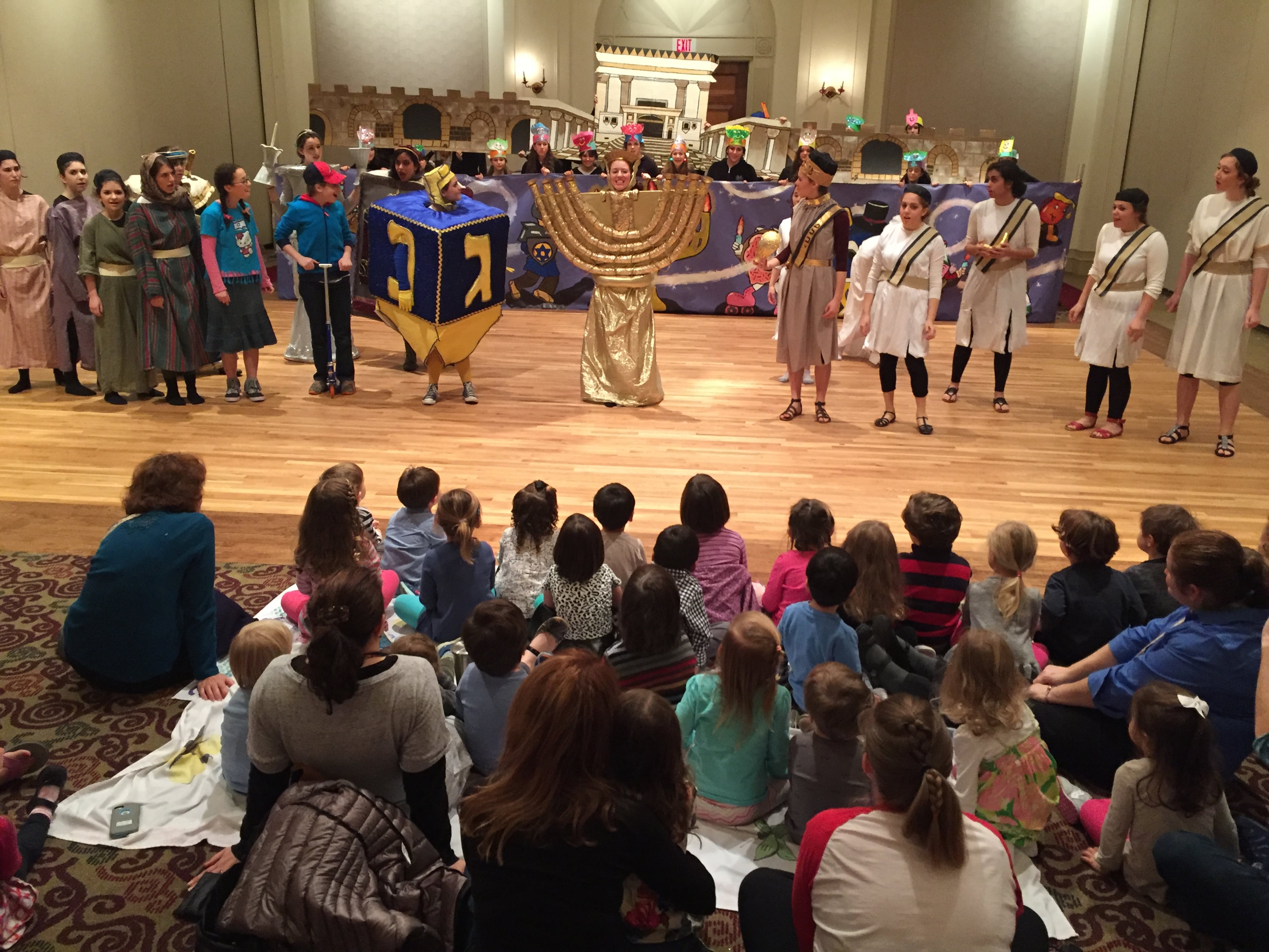 Who doesn’t love a holiday play? Preschoolers at The Temple in Midtown perform the Chanukah story for family and friends.
Courtesy of The Temple