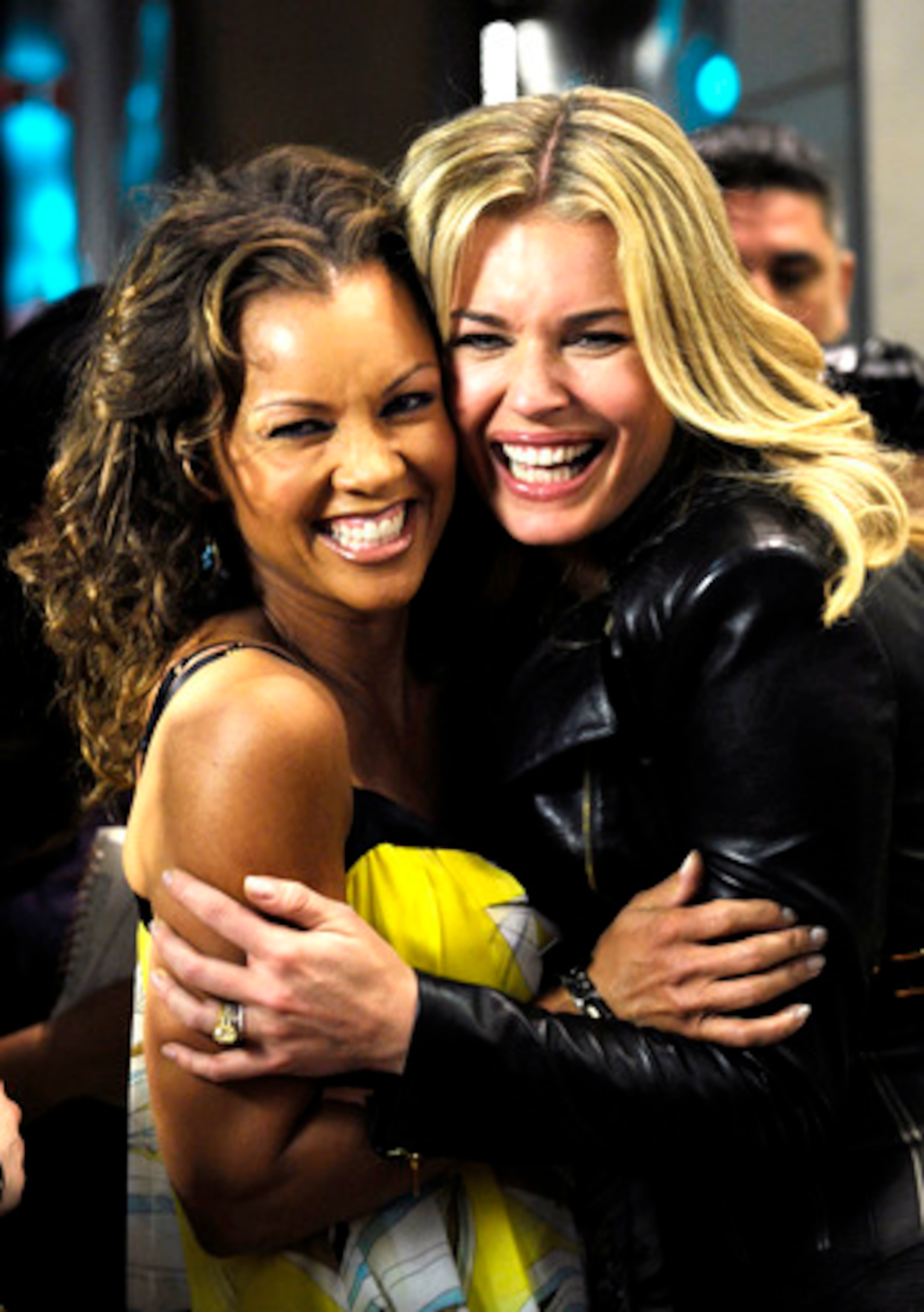 They're enemies on-screen, but Vanessa Williams and Rebecca Romijn of "Ugly Betty" are pals in real life, and they met up at the "Hollywood Glam with Rebecca Romijn" party held in Beverly Hills.