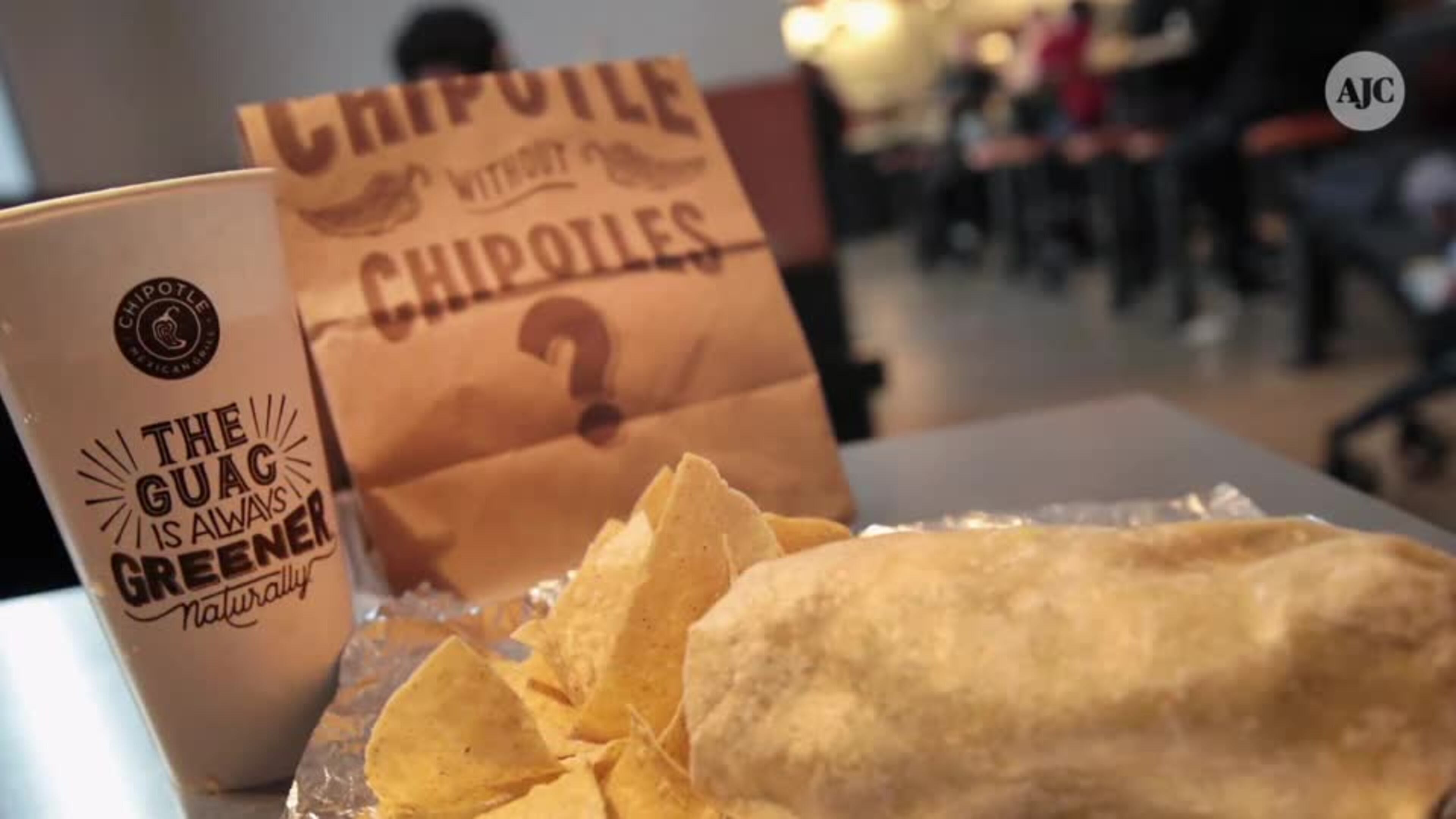 Chipotle burrito order