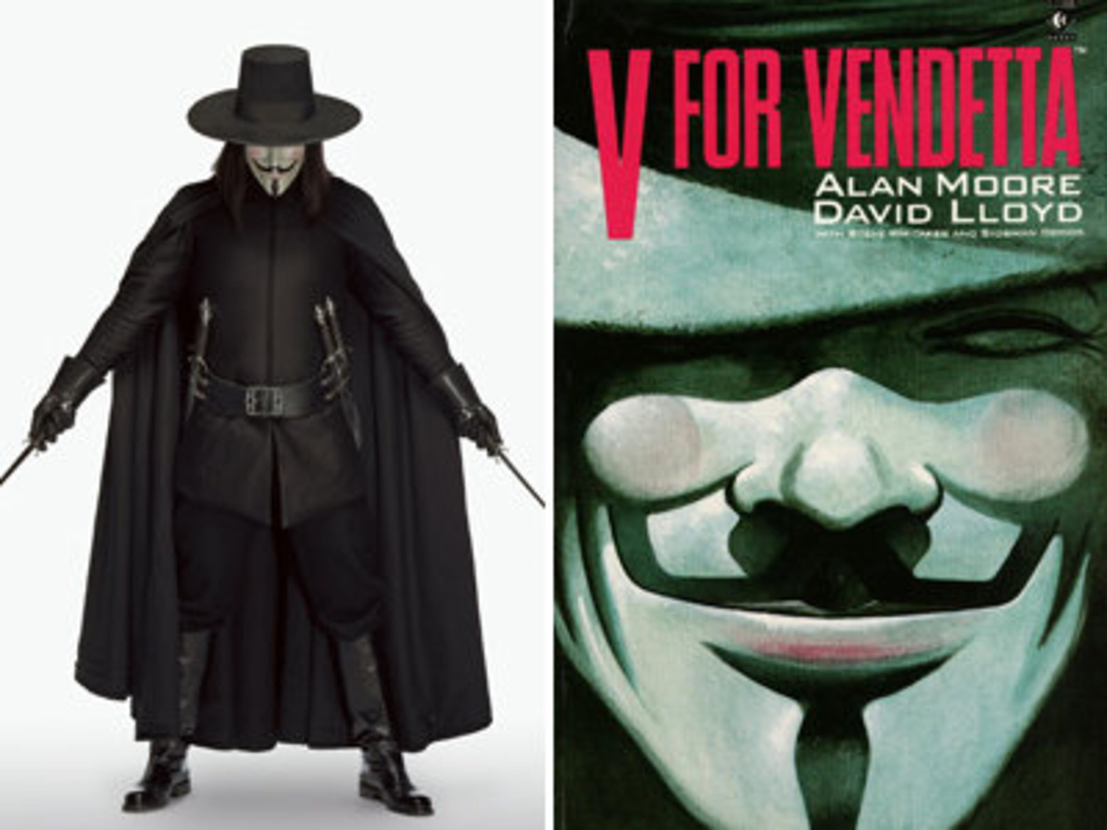 "V for Vendetta" (2005) Alan Moore, who also wrote "Watchmen," wrote this political allegory, which stars Hugo Weaving as a terrorist who never takes off his mask and Natalie Portman as his protege who shaves her head. Also, it's weird.