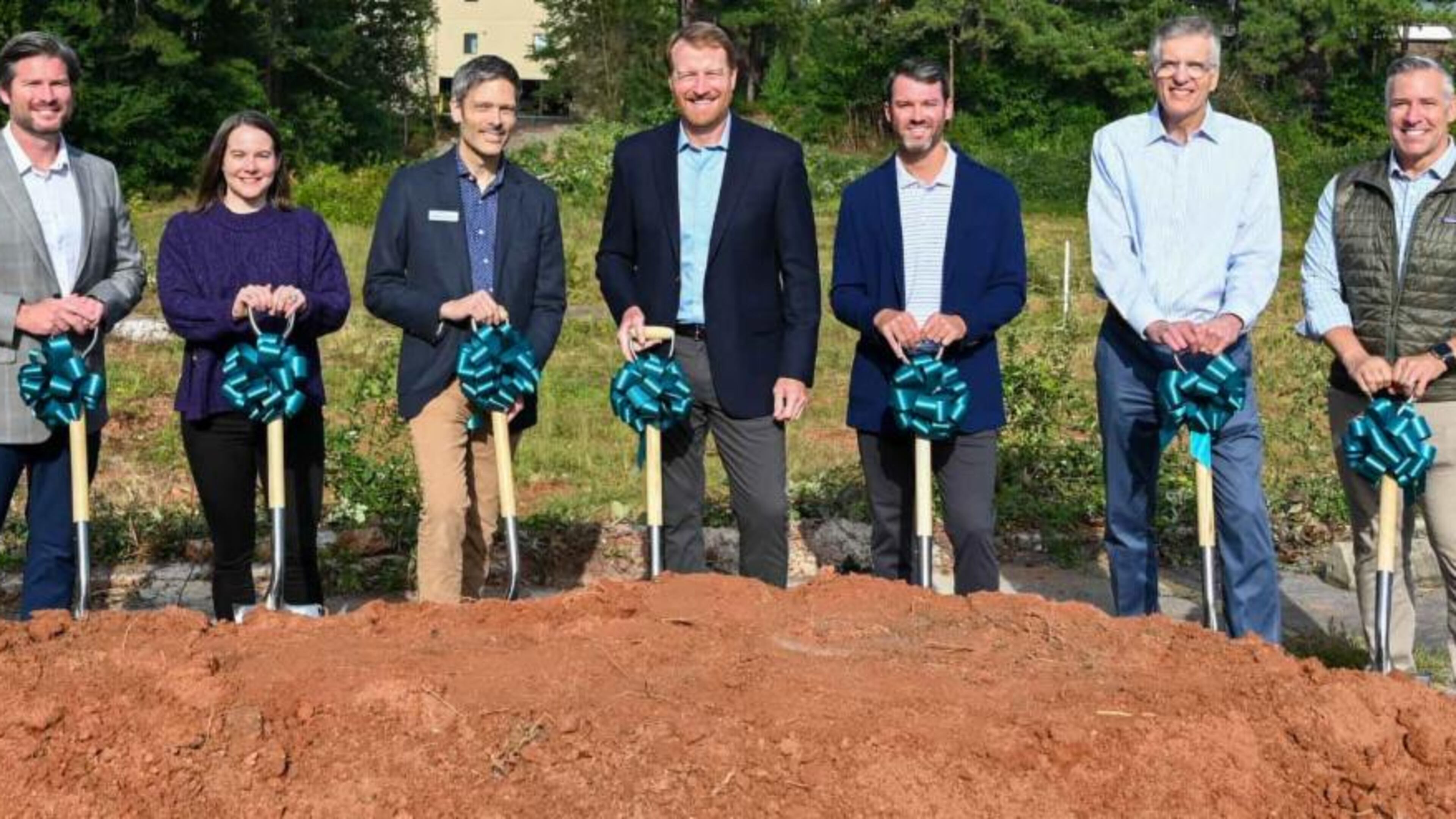 Officials from Doraville and RangeWater broke ground recently for the construction of a 304-unit rental community by Camino. Spring 2025 is the scheduled completion date. (Courtesy of Doraville)