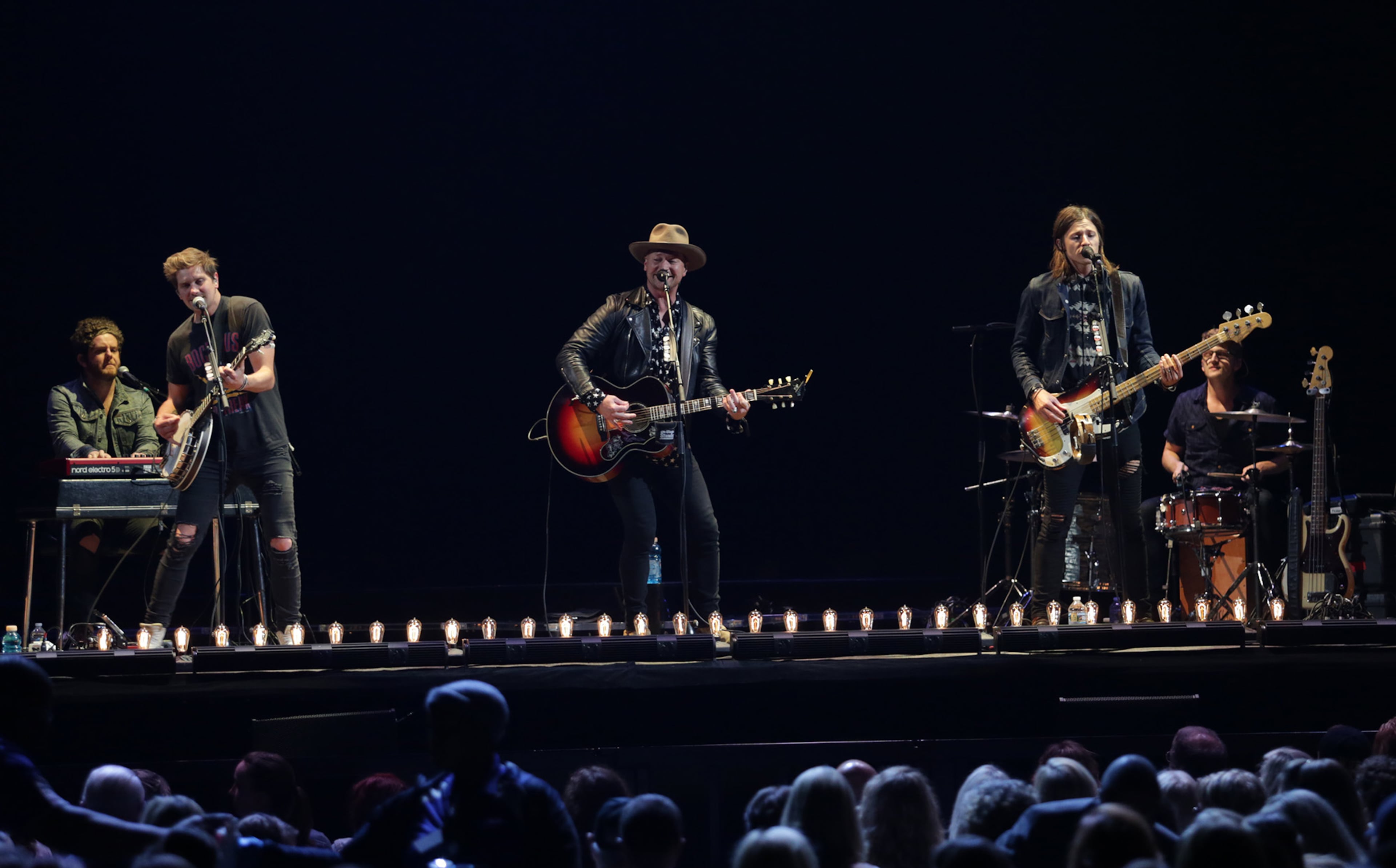 April 23, 2017 - ATLANTA: Christian rock group Need to Breath from Seneca, South Carolina, open for Tim McGraw and Faith Hill at the Philip's Arena, Sunday, April 23, 2017. (Akili-Casundria Ramsess/Eye of Ramsess Media)