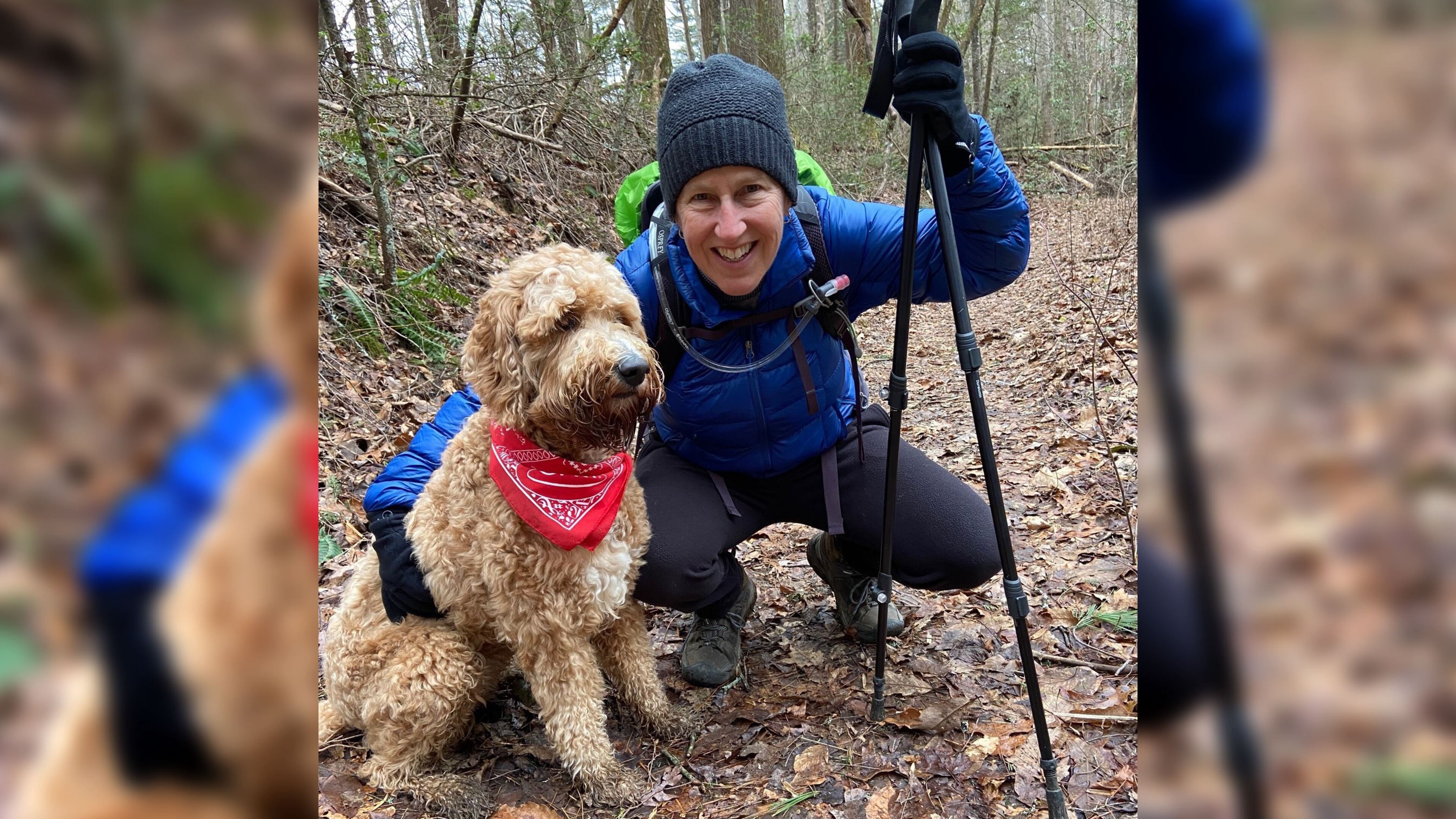 Natalie Nuce and Sabi have hiked over 250 miles on various outings as Nuce prepares to scale Mount Kilimanjaro. (Contributed)