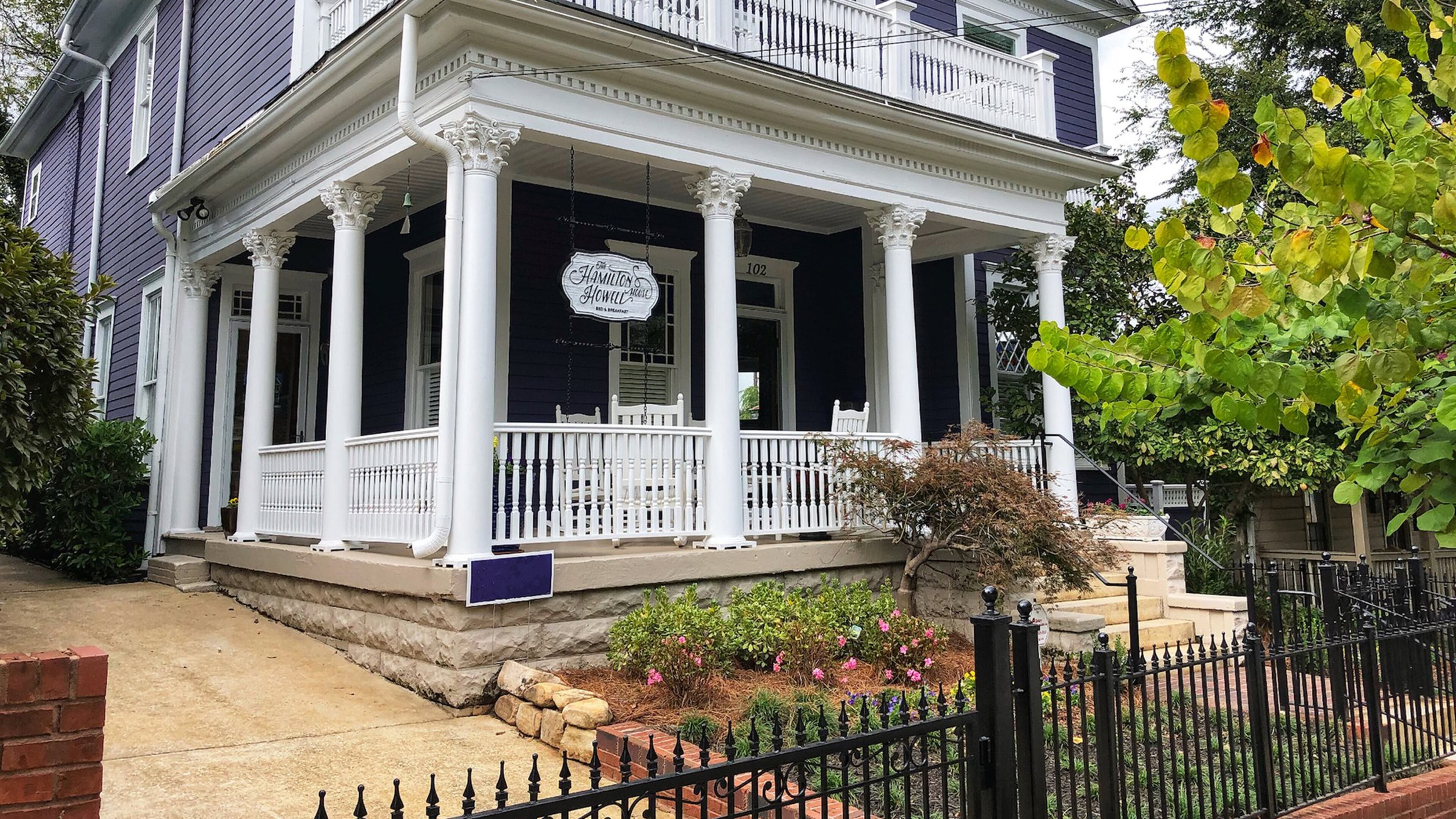 The Hamilton Howell House has four rooms and a relaxing outdoor space. Photo: Courtesy of Cori Lamont