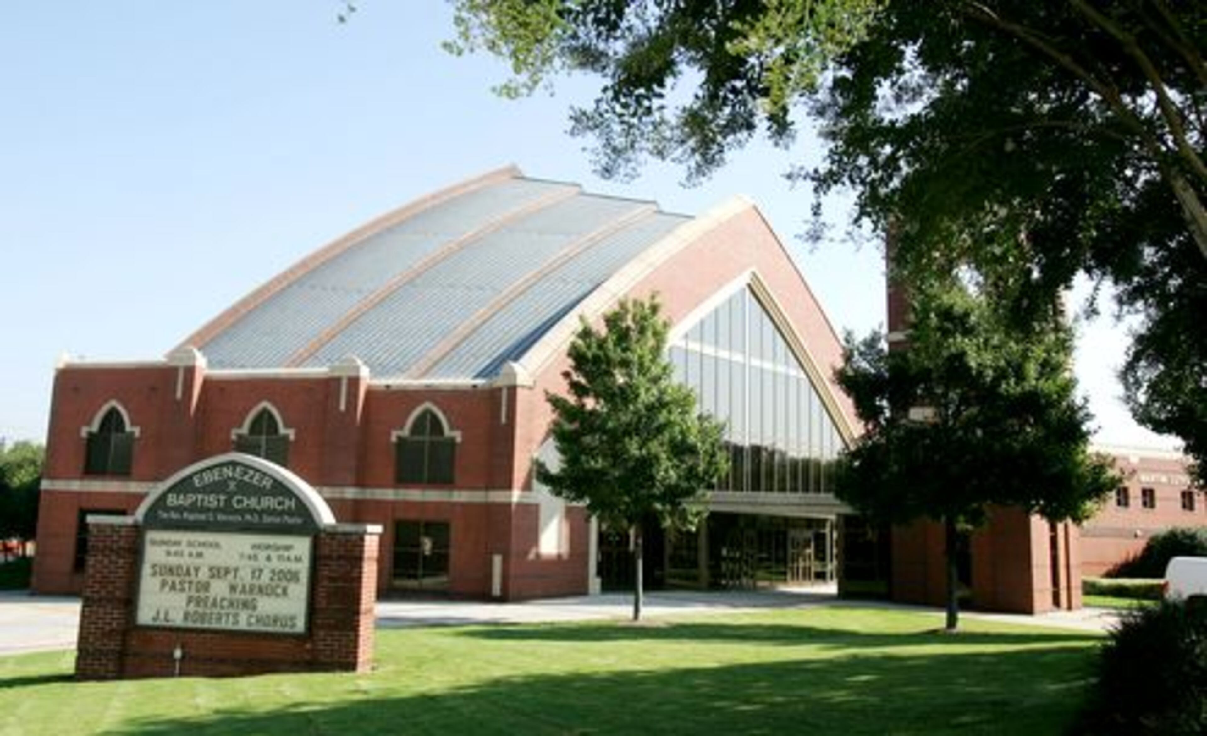 Ebenezer Baptist Church in Atlanta is currently under renovations and won't be open for MLK anniversary events.