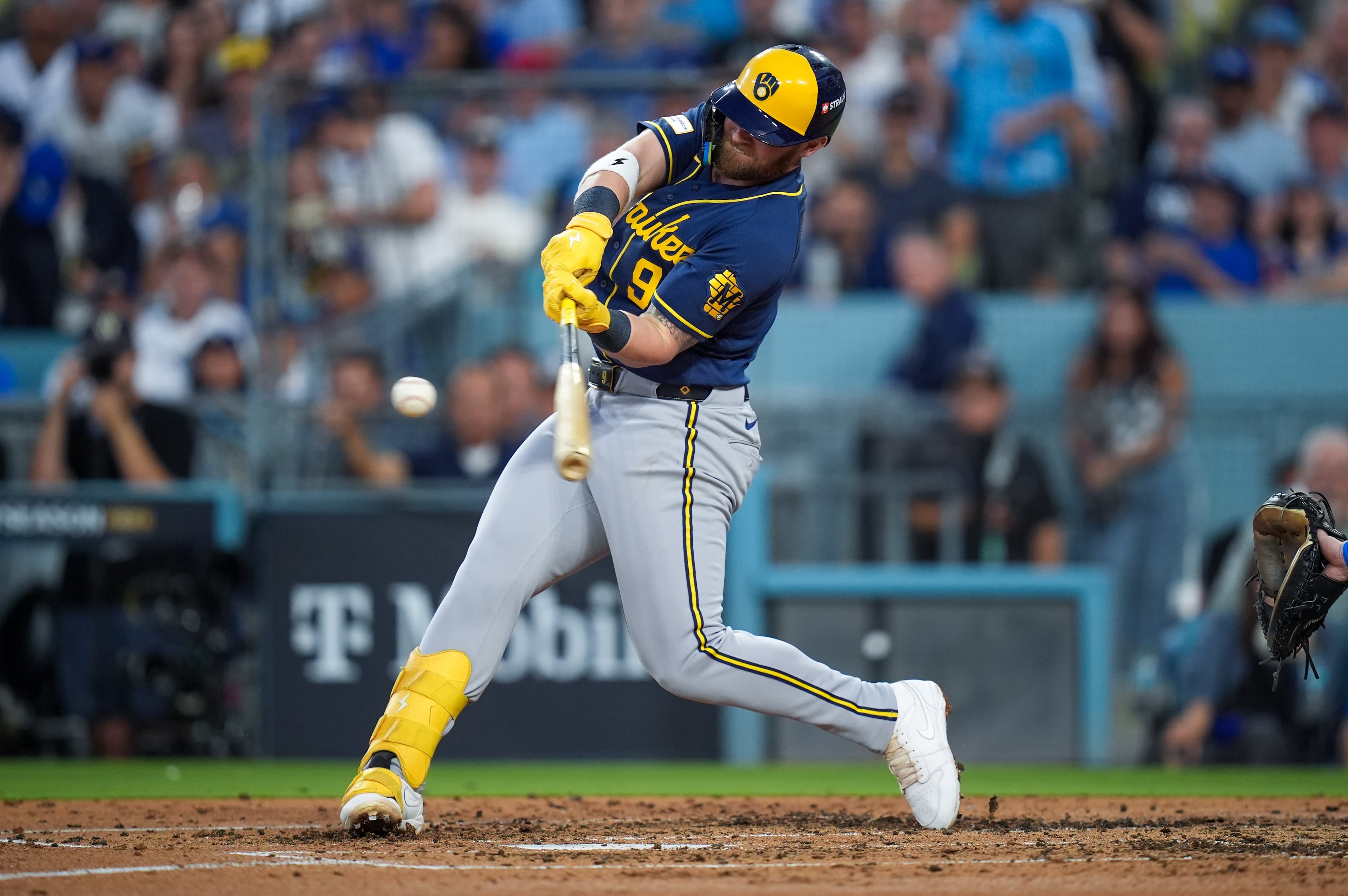 NLCS Brewers Dodgers Baseball
