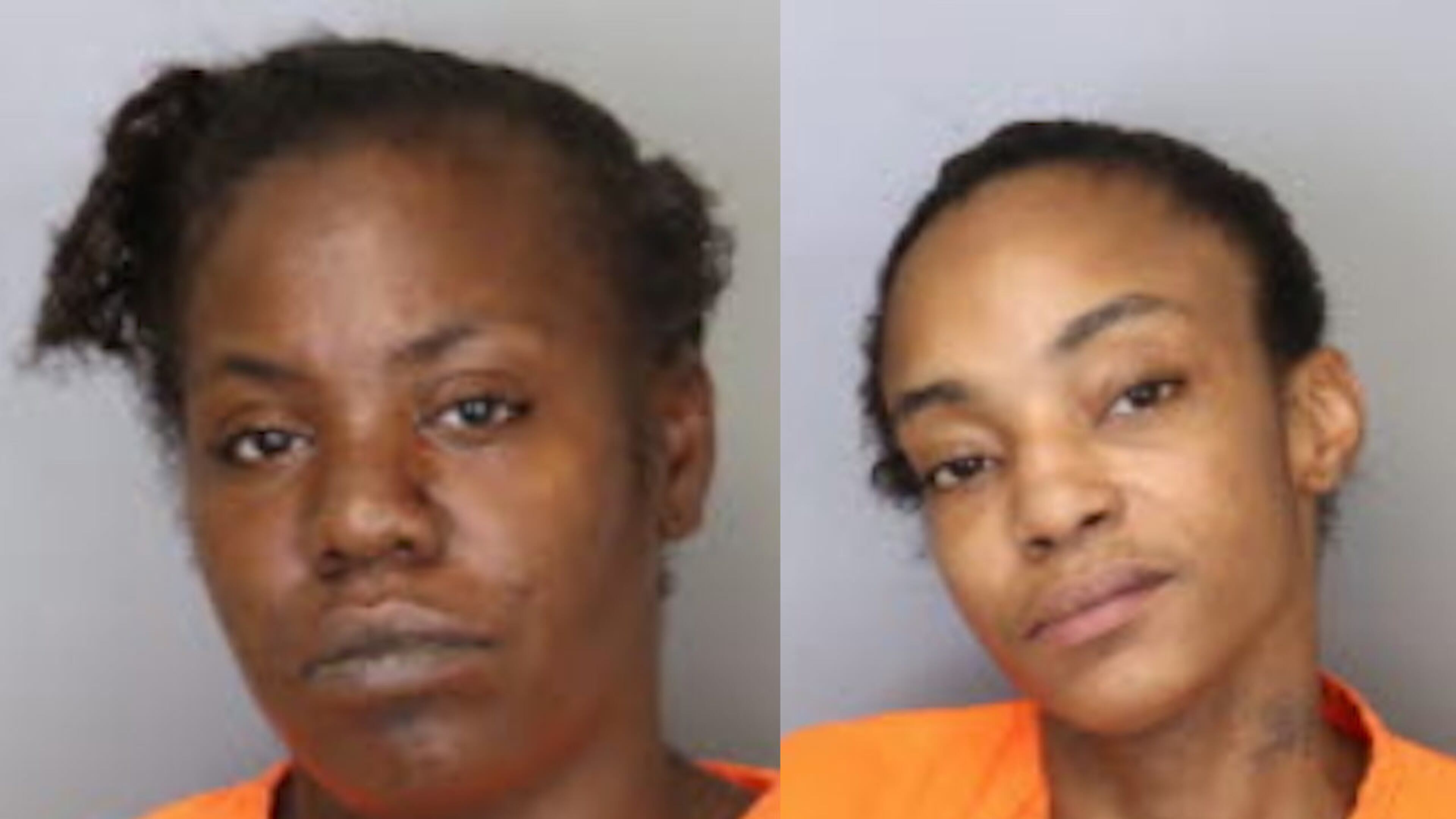 Evelyn Anderson (L) and LaTonya Fullilove were arrested and charged with Aggravated Robbery after they stole from a man they were hanging out with, police said.