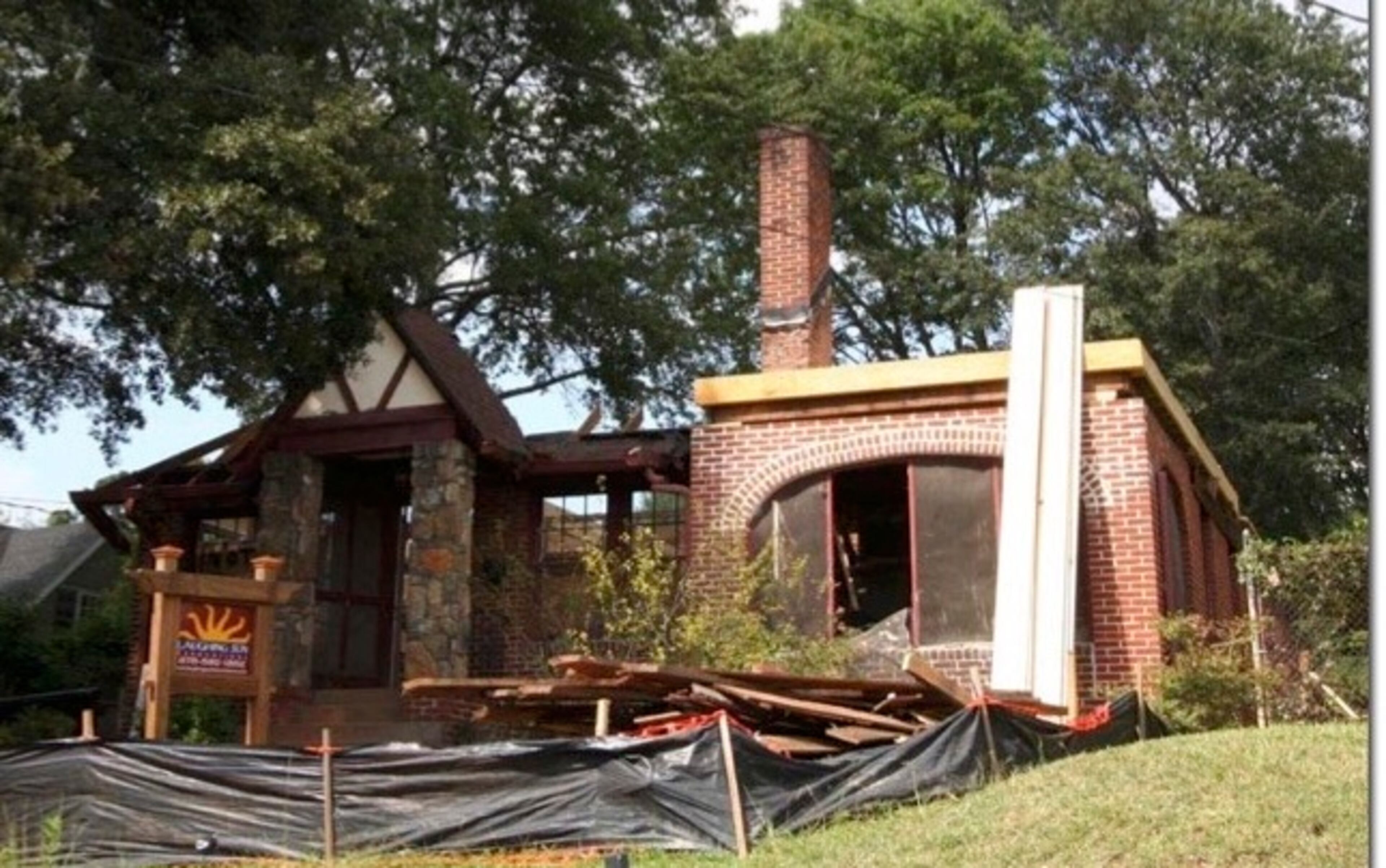 The house required extensive work to boost its square footage.