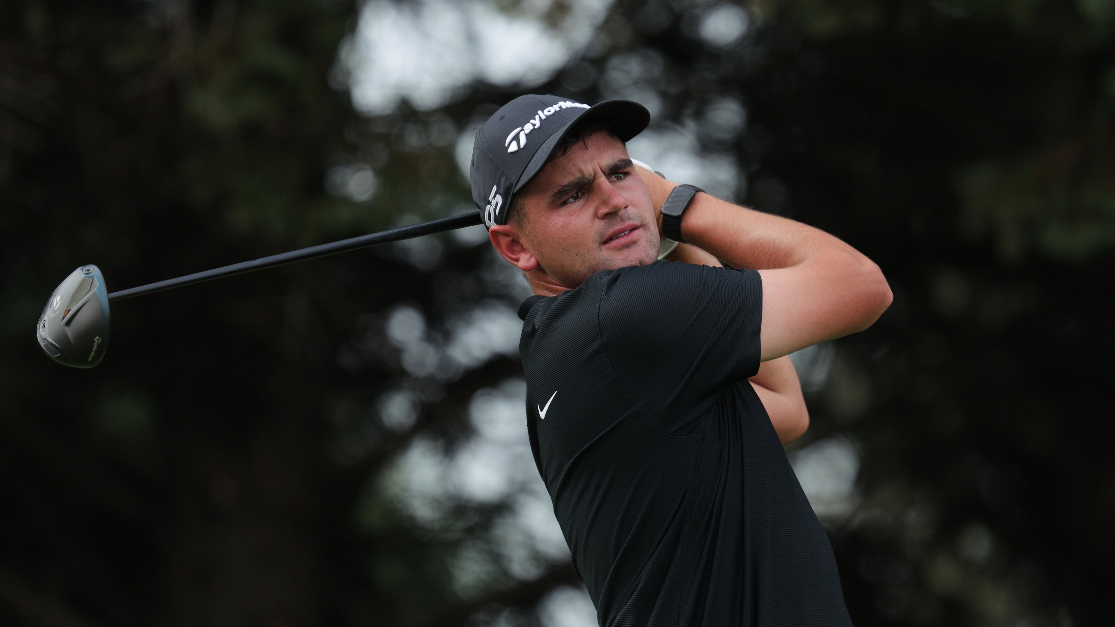 FILE - Casey Jarvis, of South Africa, hits from the second tee during the final round of the 3M Open golf tournament at the Tournament Players Club in Blaine, Minn., July 26, 2026. (AP Photo/Bailey Hillesheim, File)