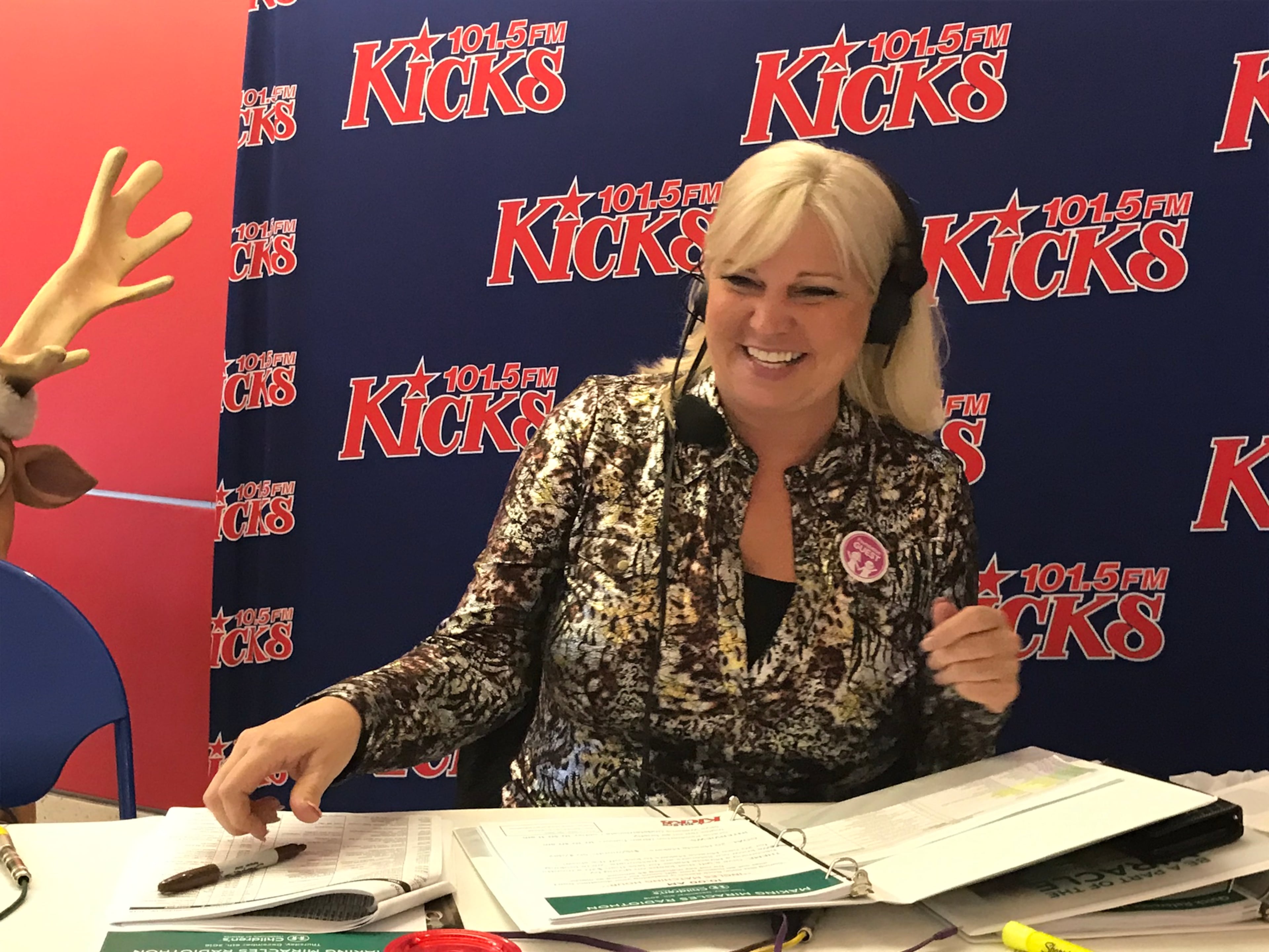 Dallas McCade is now working mornings at New Country 101.5, which previously was known as Kicks . CREDIT: Rodney Ho/rho@ajc.com