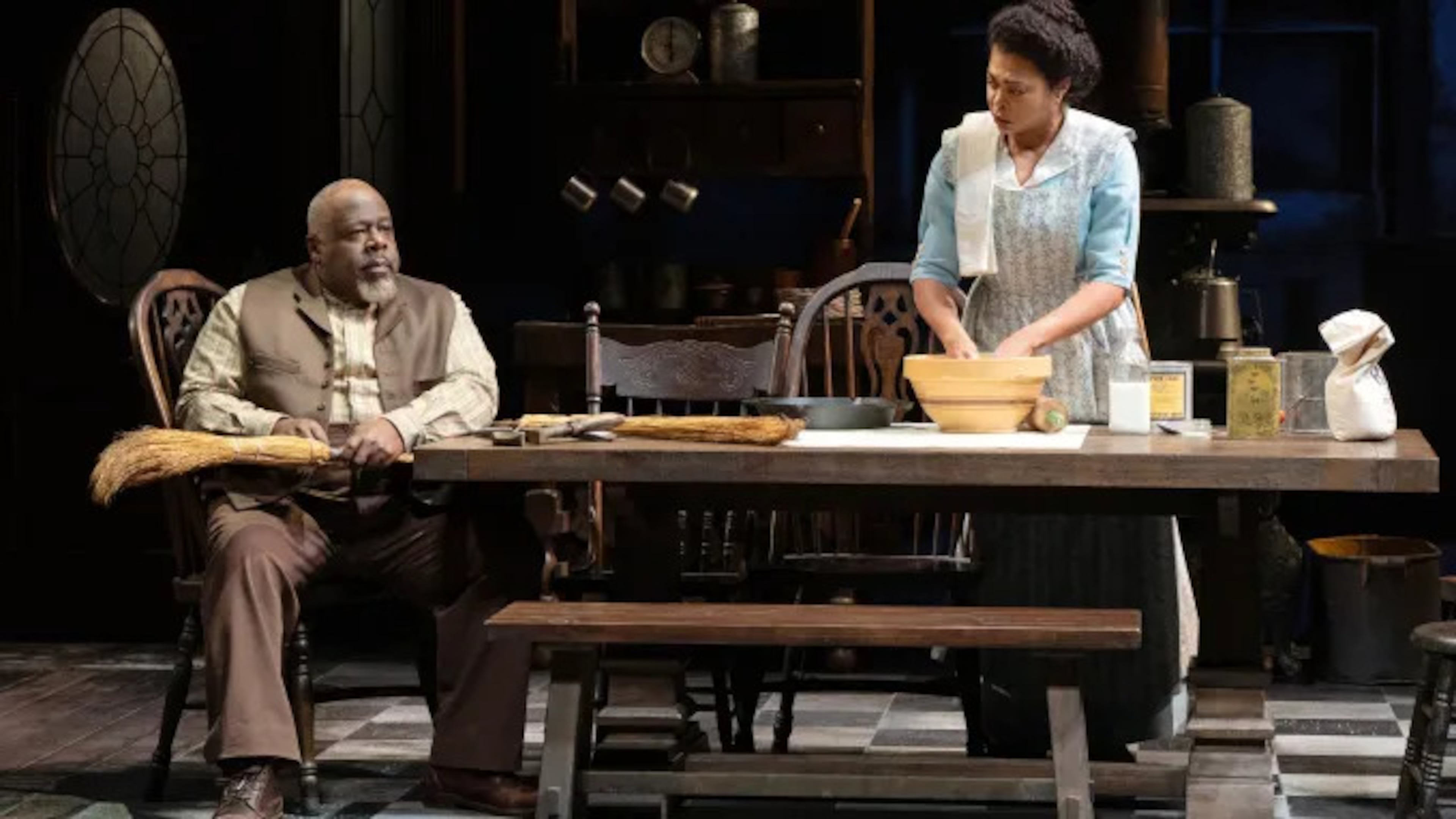 Cedric the Entertainer and Taraji P. Henson star in Broadway's "Joe Turner's Come and Gone." (Julieta Cervantes)