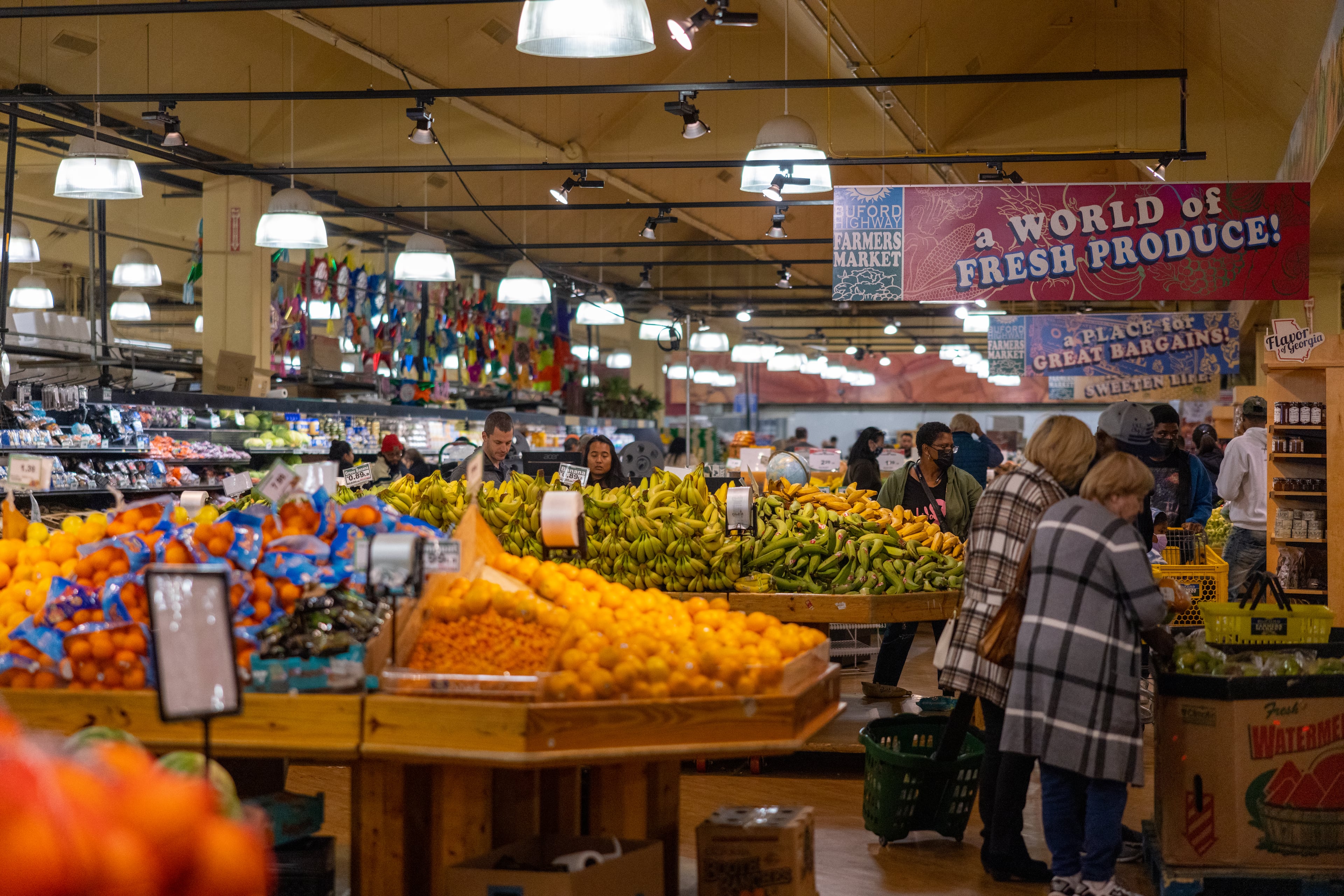 Taking children to international markets like Buford Highway Farmers Market can inspire them to try new ingredients. (Brandon McKeown)