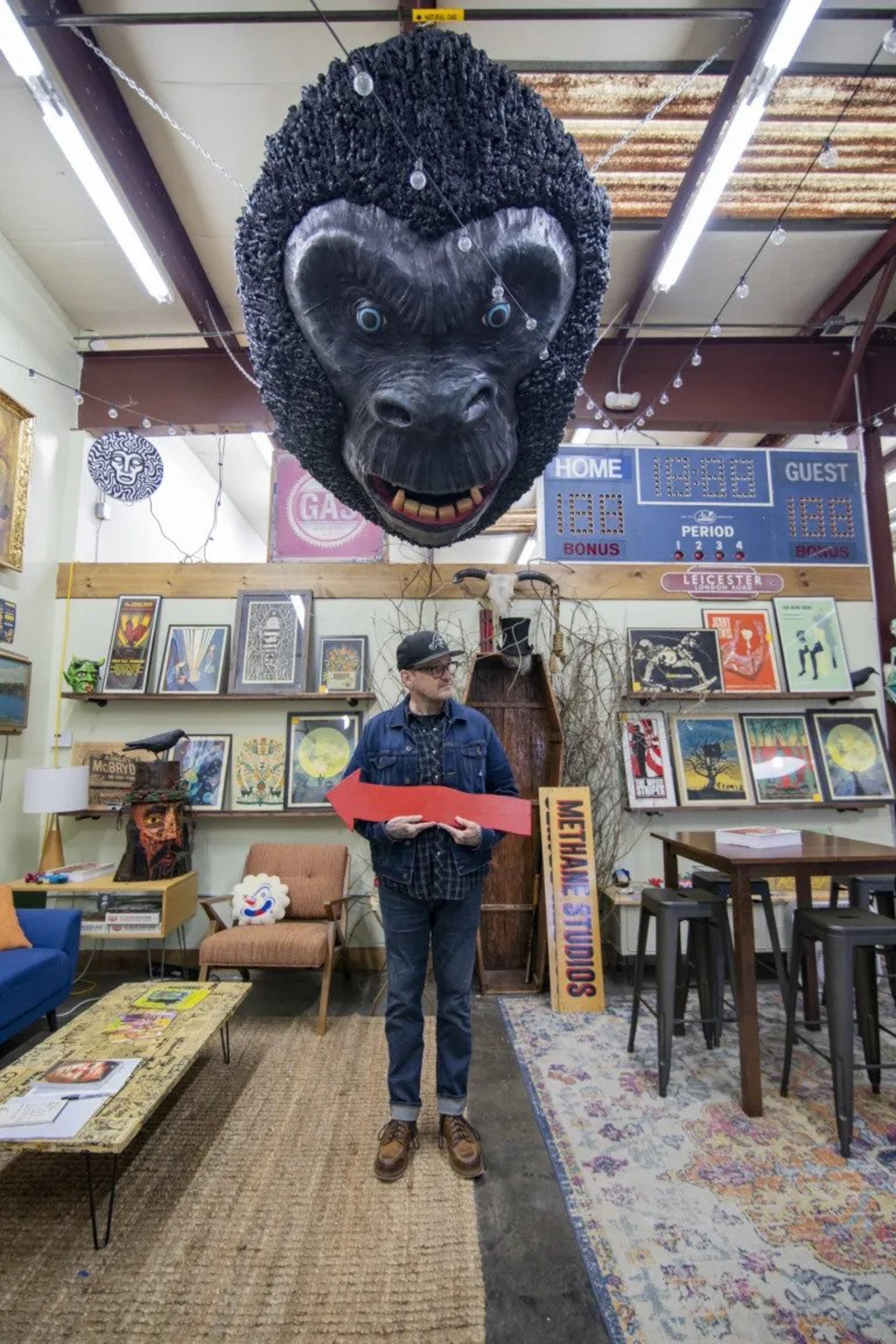 Robert Lee at Methane Studios, Avondale Estates. (Photo Courtesy of Isadora Pennington)
